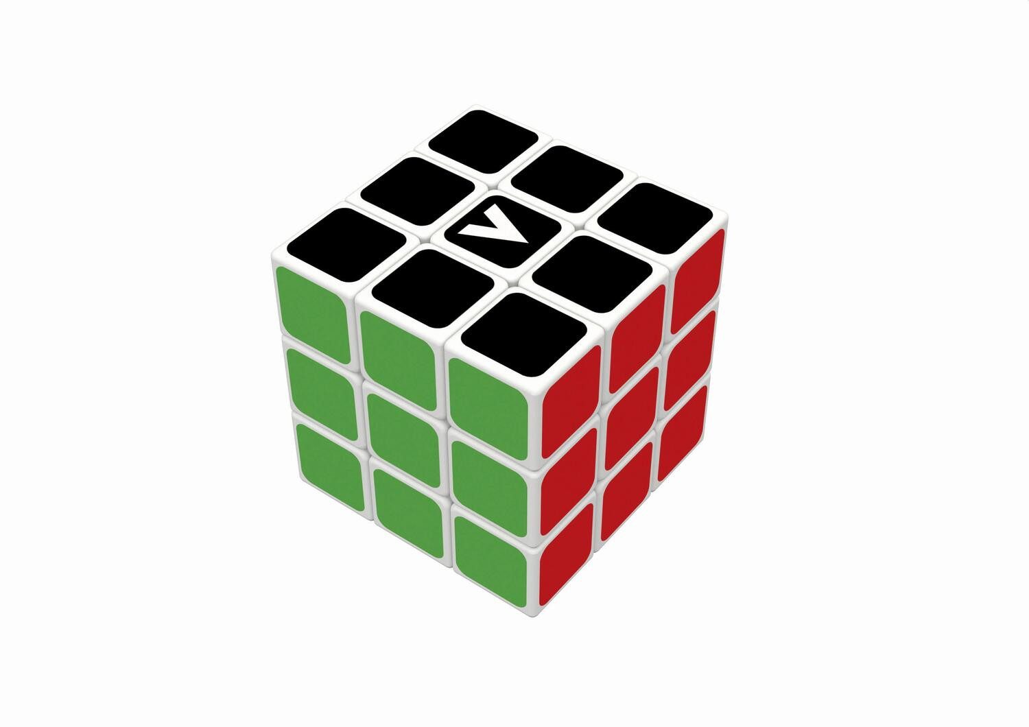 BrainBox Spiel, V-Cube - Zauberwürfel klassisch 3x3x3