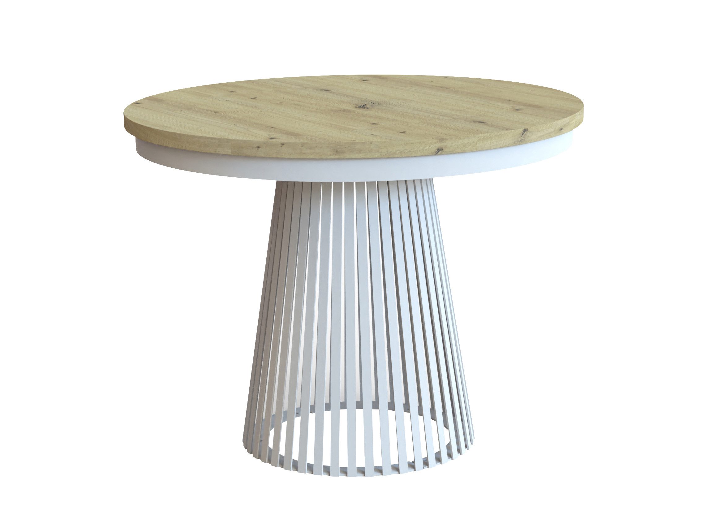 Beautysofa Esstisch Lumi im Loft-Stil, ausziehbar Ø 100–180 cm (hitze- und günstig online kaufen