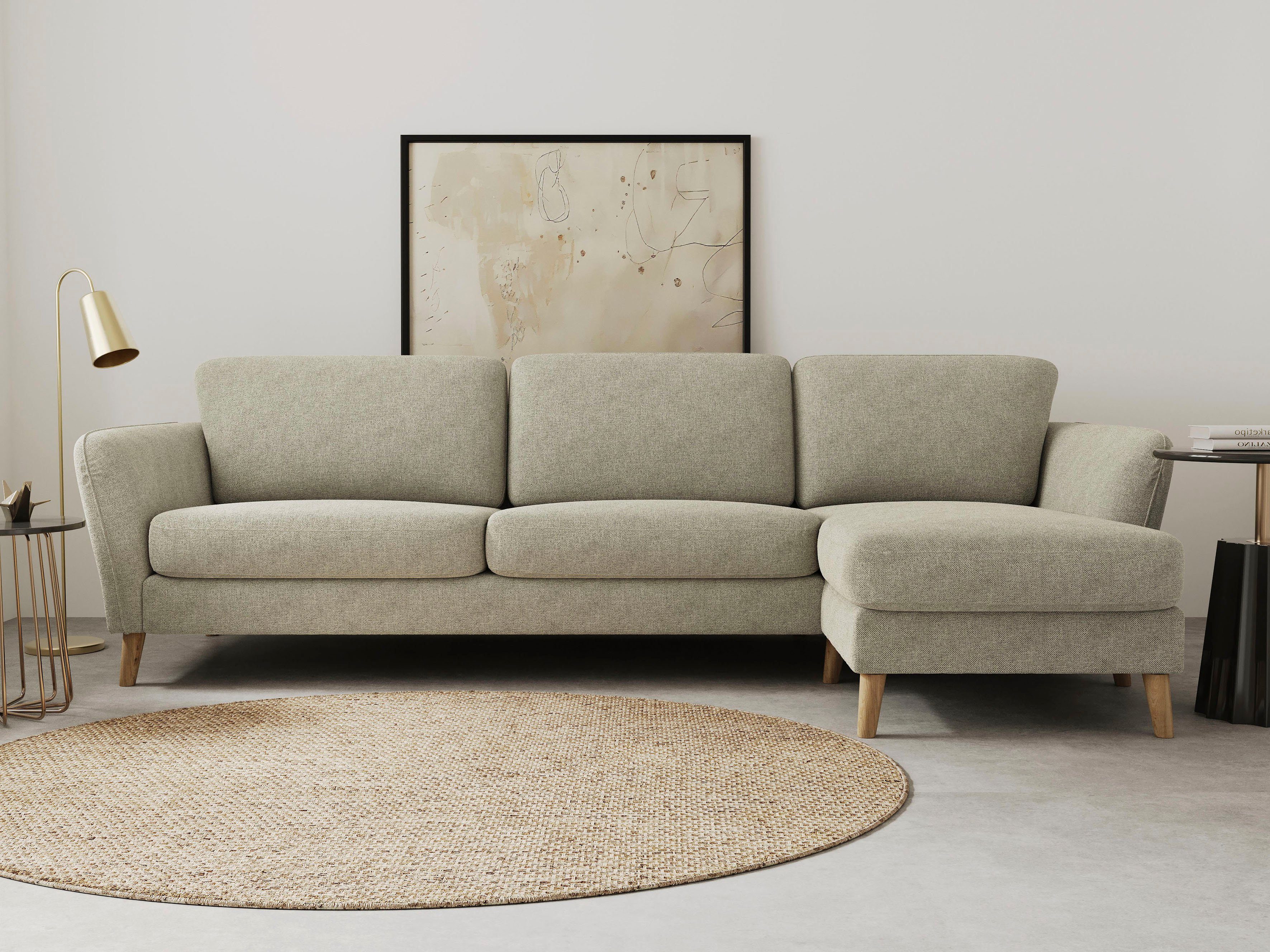 Home affaire Ecksofa "MARSEILLE (279/152cm),L-Form, Rec. rechts/links, vers günstig online kaufen