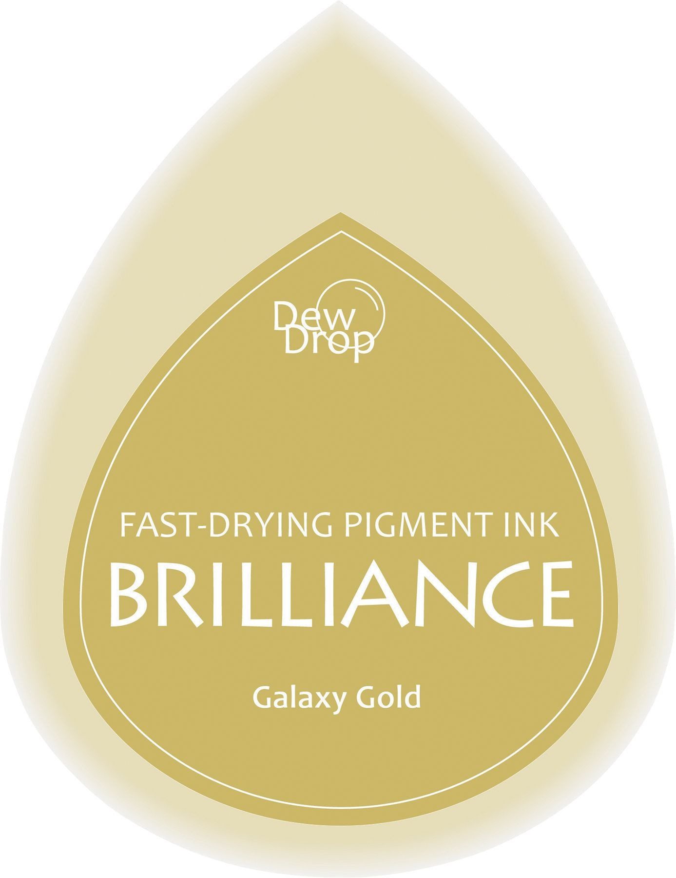 Stempel Stempelkissen 3,5x5cm galaxy gold.