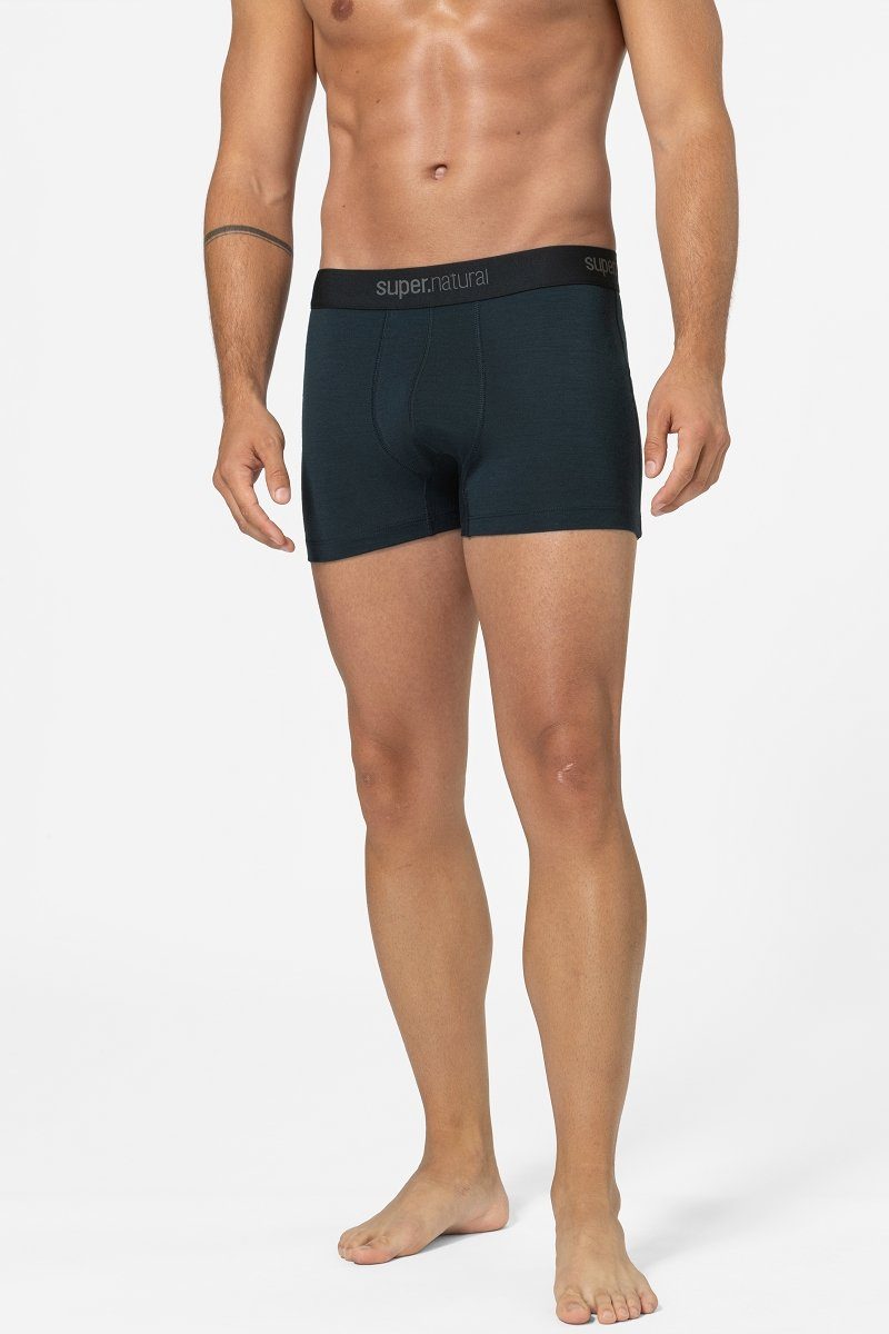 SUPER.NATURAL Boxershorts für Herren, Merino M TUNDRA175 BOXER 2-PACK (Doppelpack) funktioneller Merino-Materialmix