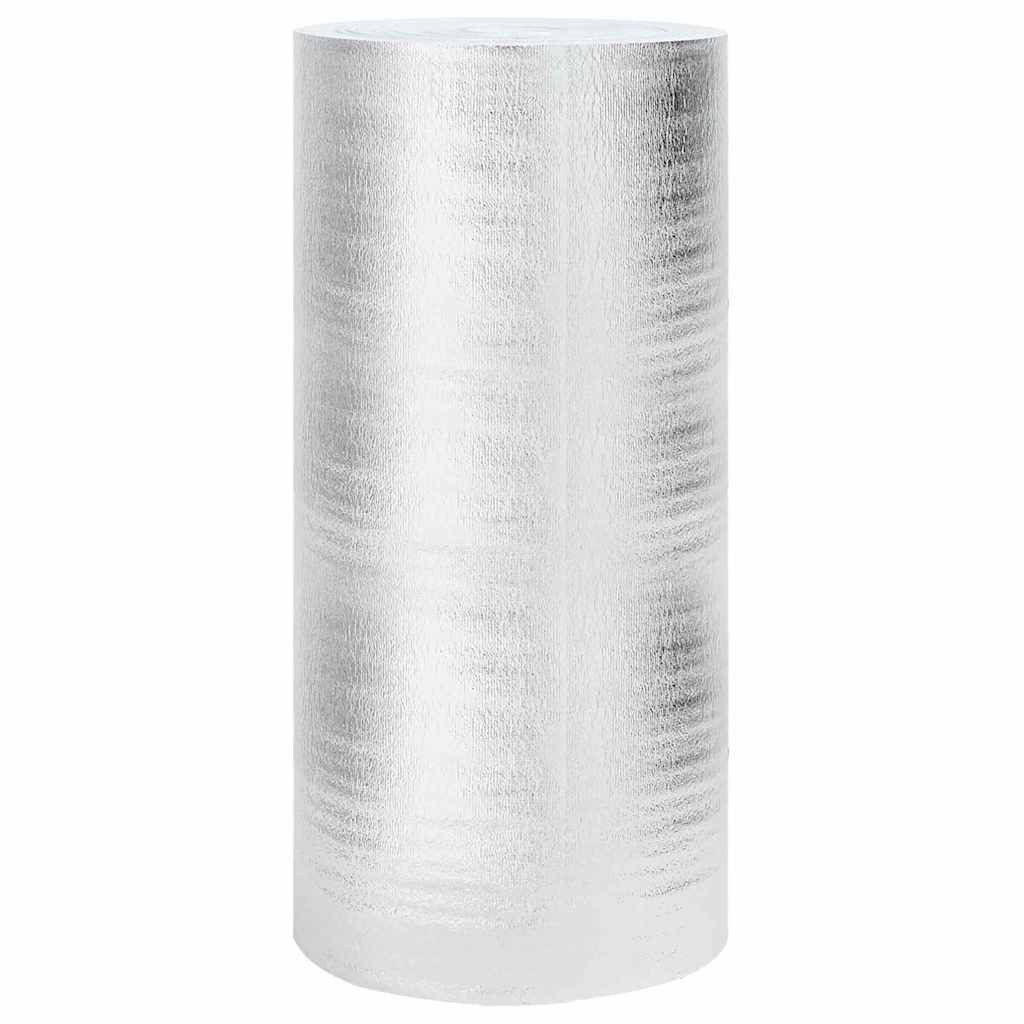 vidaXL Heizkörper Heizkörper-Reflektorfolie Silber 10 x 1 m Polyethylen