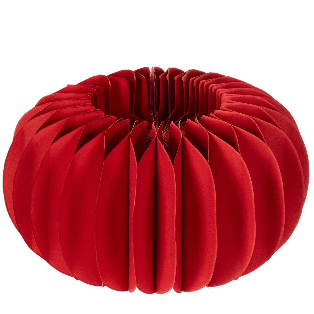 Florists Products Packpapier Papier Kürbis Dekoration für Tisch und Feste modern gefaltet, 4 Stück