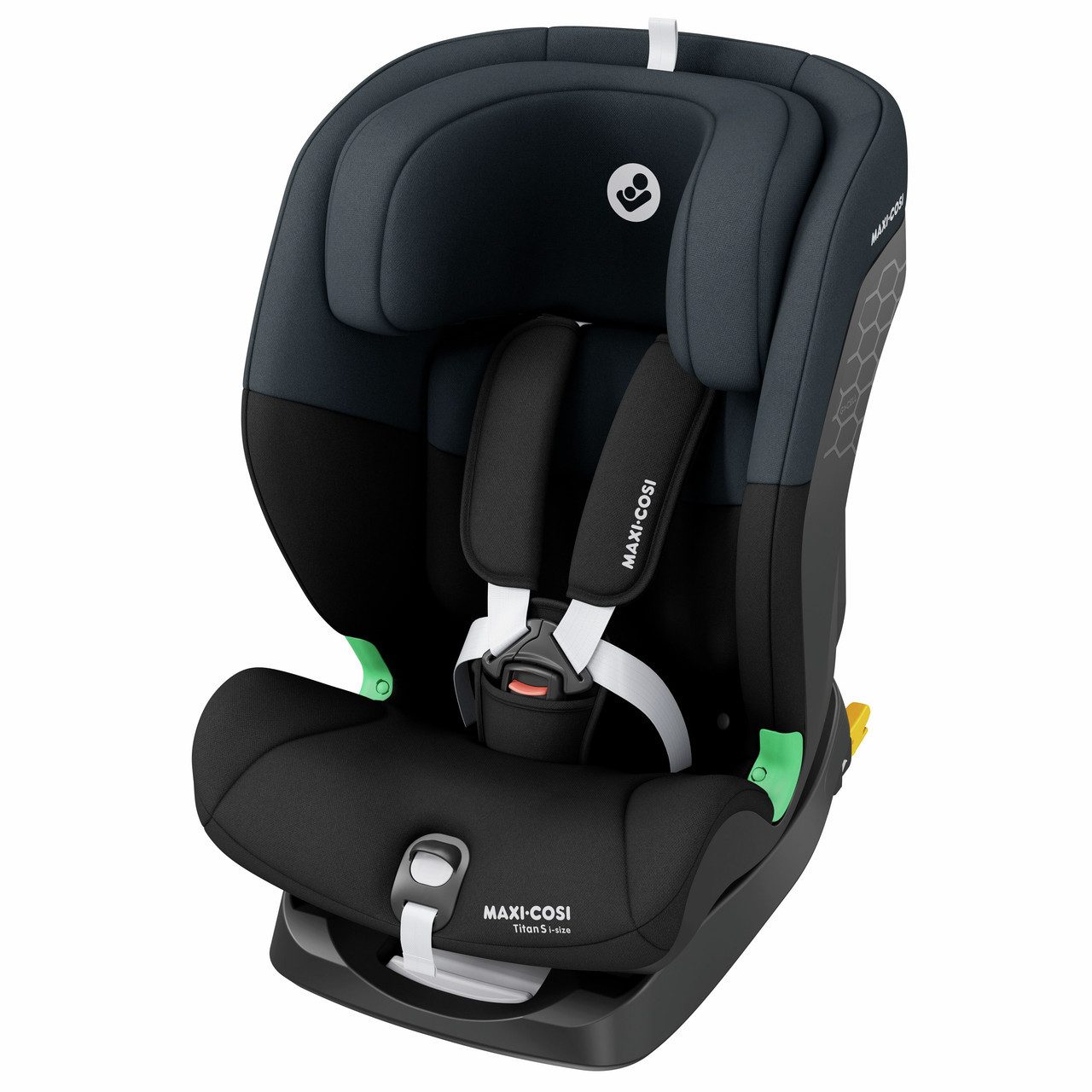 Maxi-Cosi Autokindersitz Maxi-Cosi Titan S i-Size, Mitwachsender Kindersitz, 15Monate–12Jahre (ab: 15 Monate, bis: 12 Jahre, Mehrere Liegepositionen G-CELL Seitenaufprallschutz 5-Punkt-Sicherh…