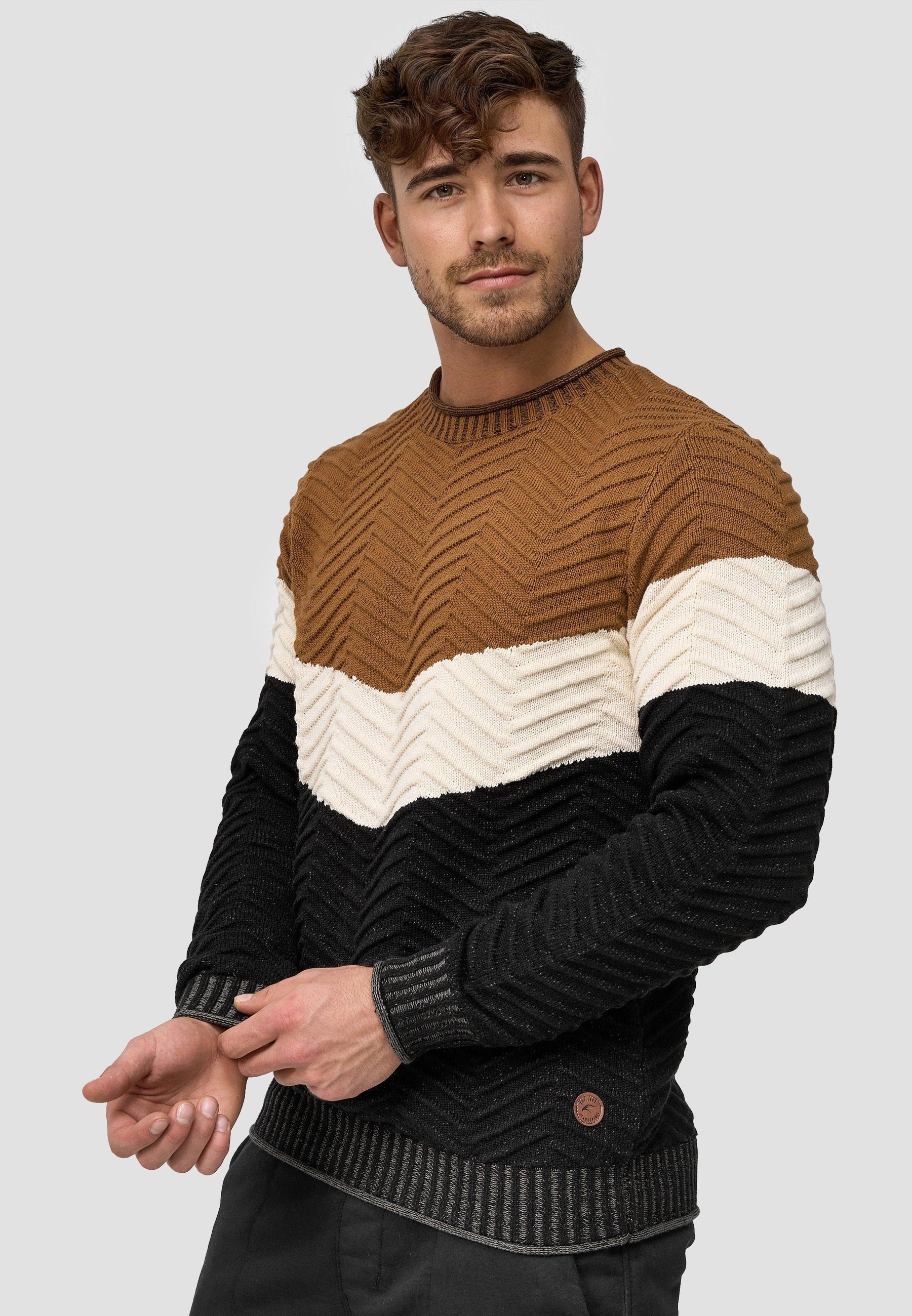 Indicode Strickpullover Herren Dean Pullover Herrenpullover