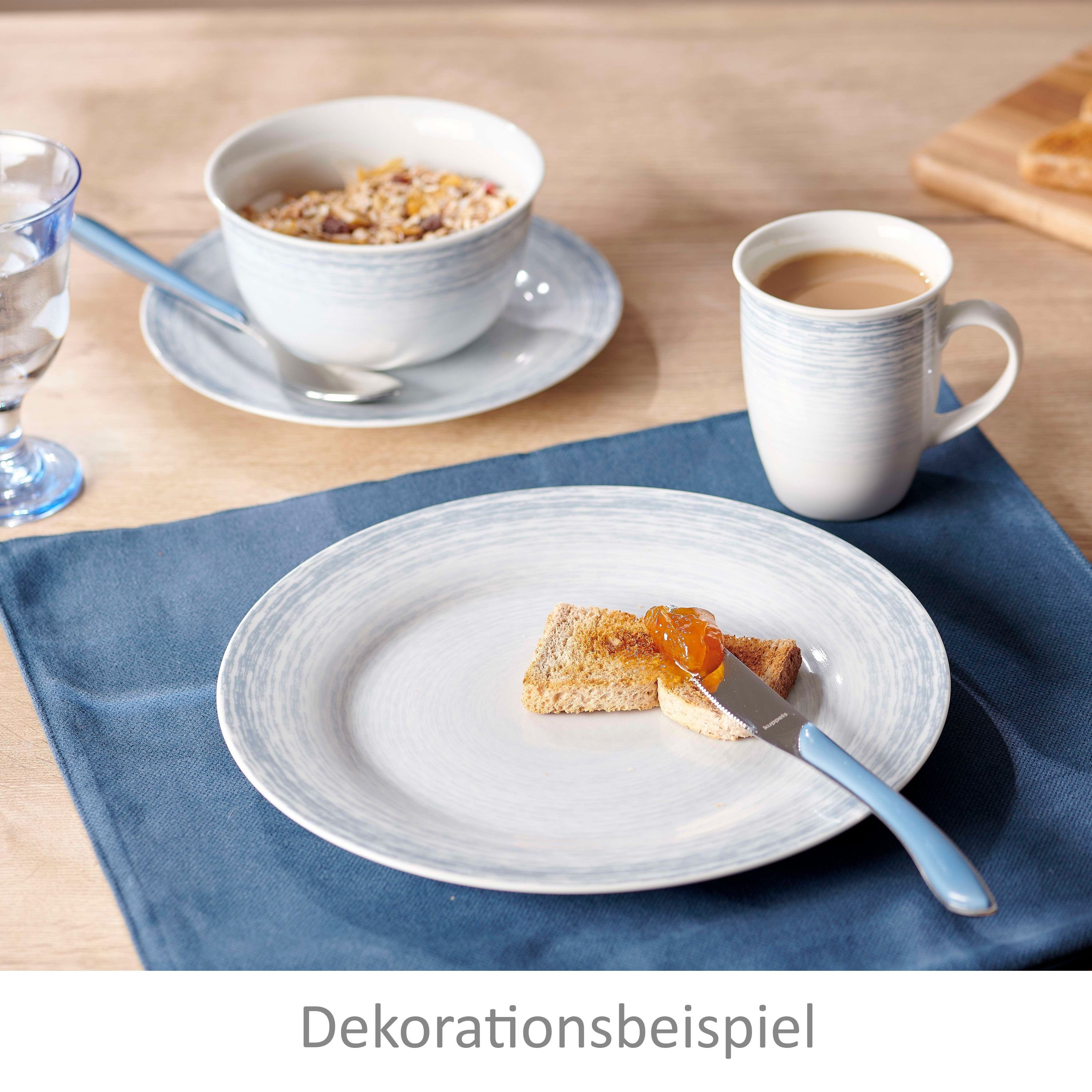 Ritzenhoff Frühstücksteller Dessert- Nordic Kuchenteller & Breker Ritzenhoff Set Breker 4er Smilla 20,5cm &