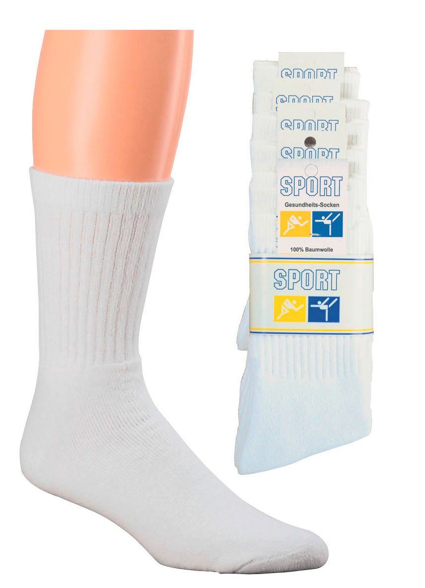 FussFreunde Tennissocken 10 Paar RETRO Sportsocken im VINTAGE Stil für Arbeit Sport und Spiel