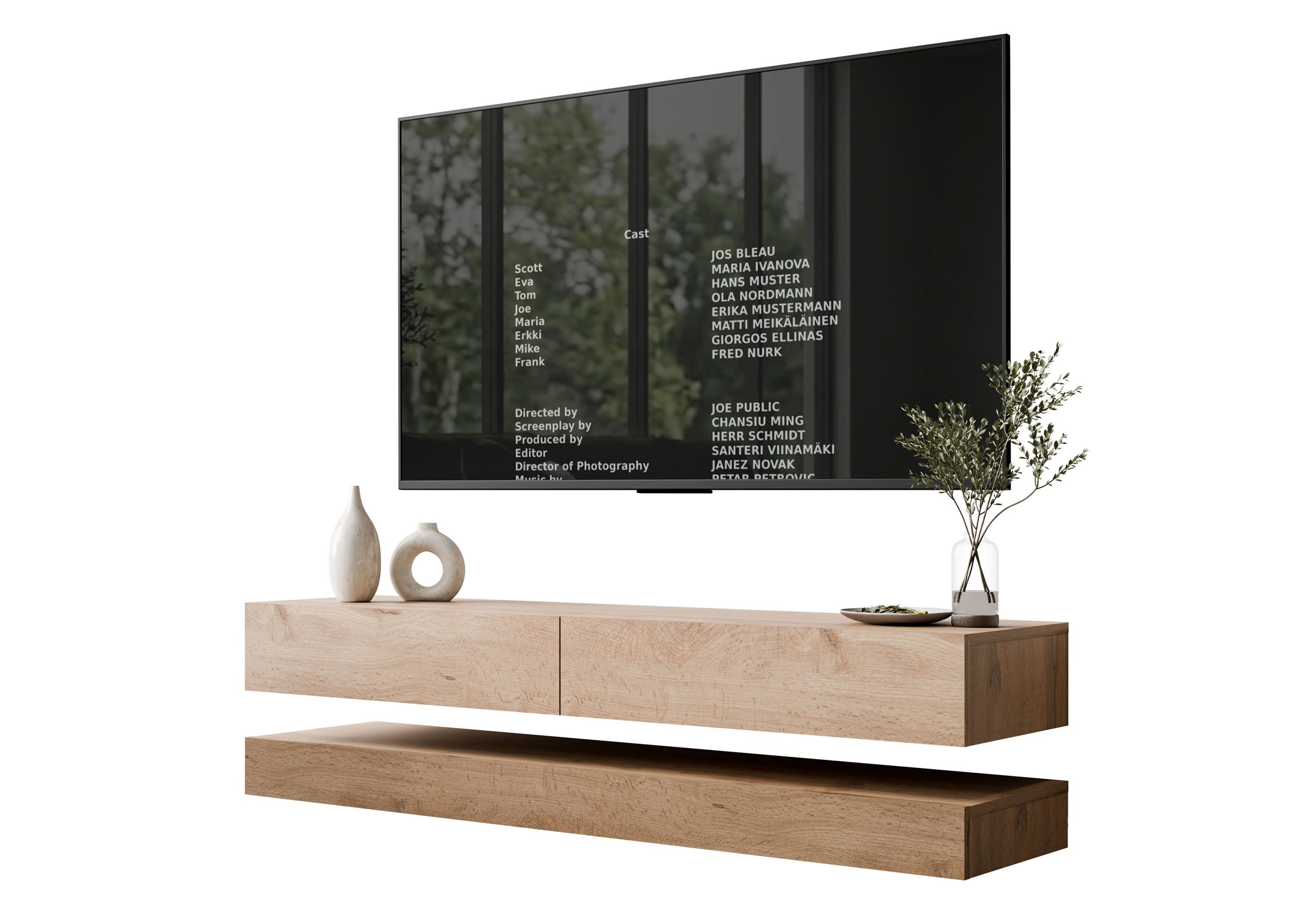 Lookway TV-Schrank SKY 140 cm mit LED-Beleuchtung