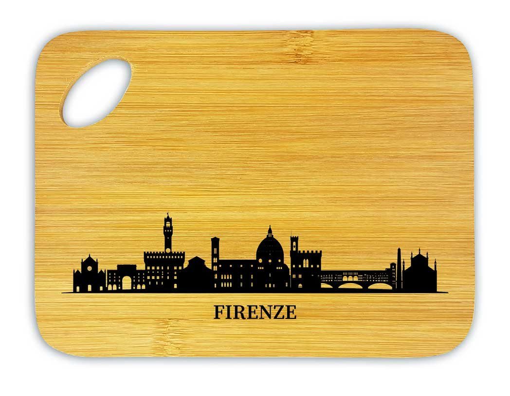 die Stadtmeister Frühstücksbrett Skyline Florenz / Firenze, Bambus