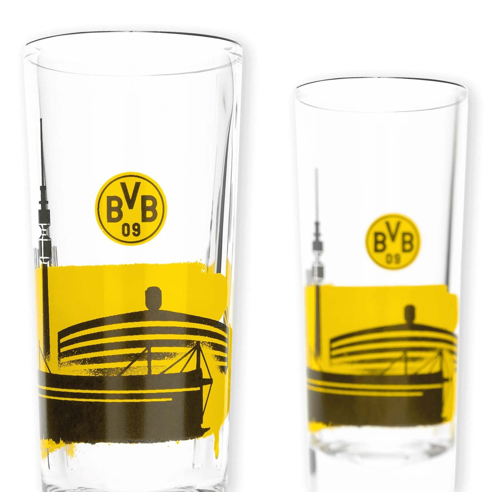 BVB MERCHANDISING Schnapsglas BVB Schnapsglas Skyline (2 STCK), Glas