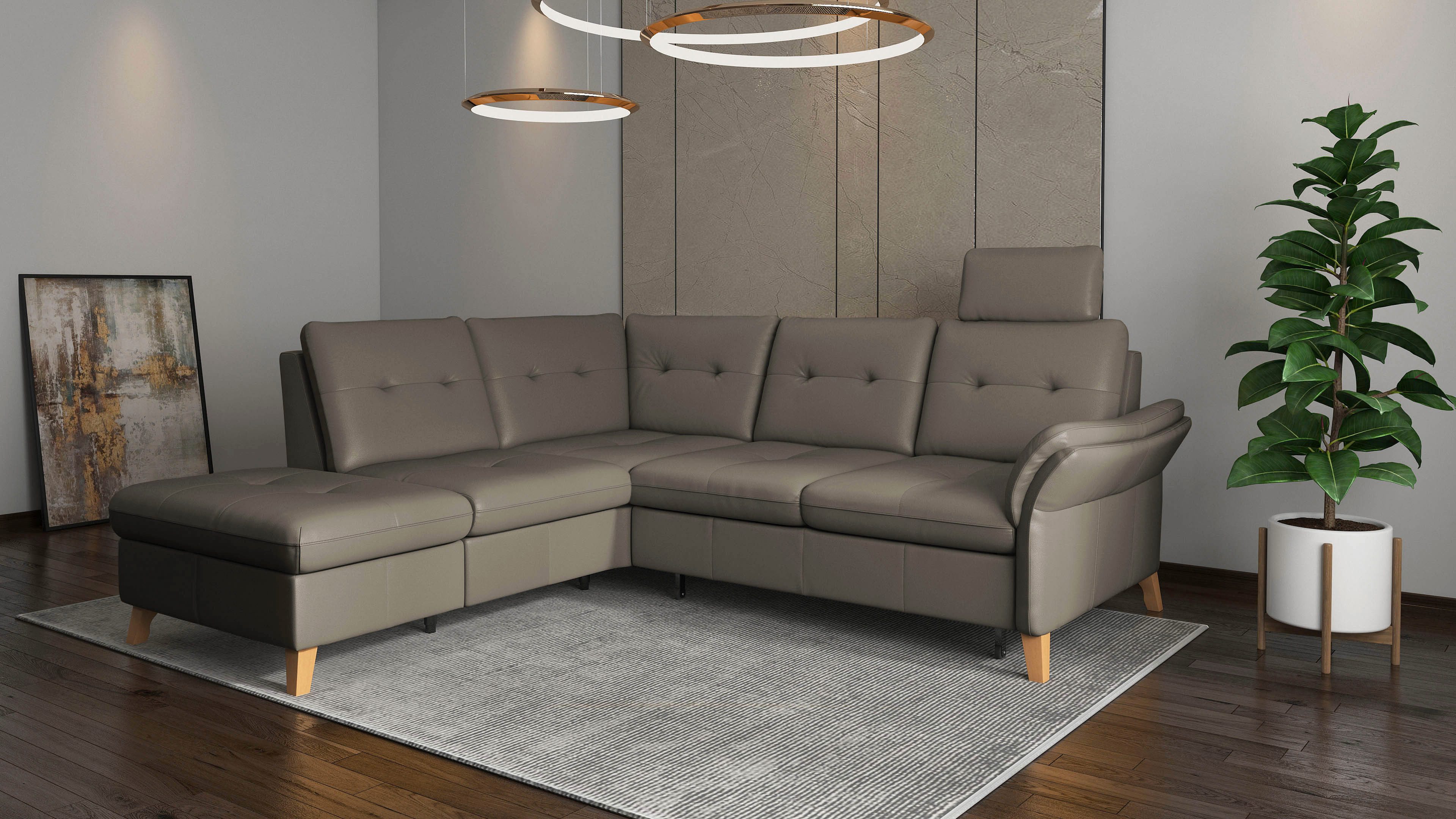 sit&more Ecksofa "Göteborg" inkl. Sitztiefenverstellung, wahlweise mit Bett günstig online kaufen