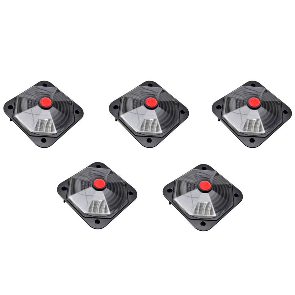 vidaXL Pool-Wärmepumpe 5er Set Solar Pool Heizung 735 W Solar Poolheizung Solardome Speed