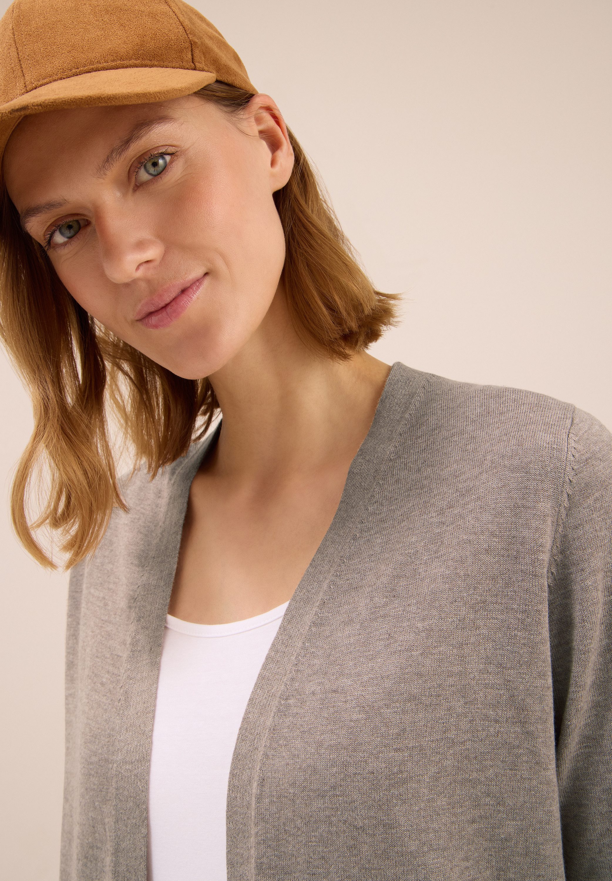 CECIL Longstrickjacke softe Baumwollmischung günstig online kaufen