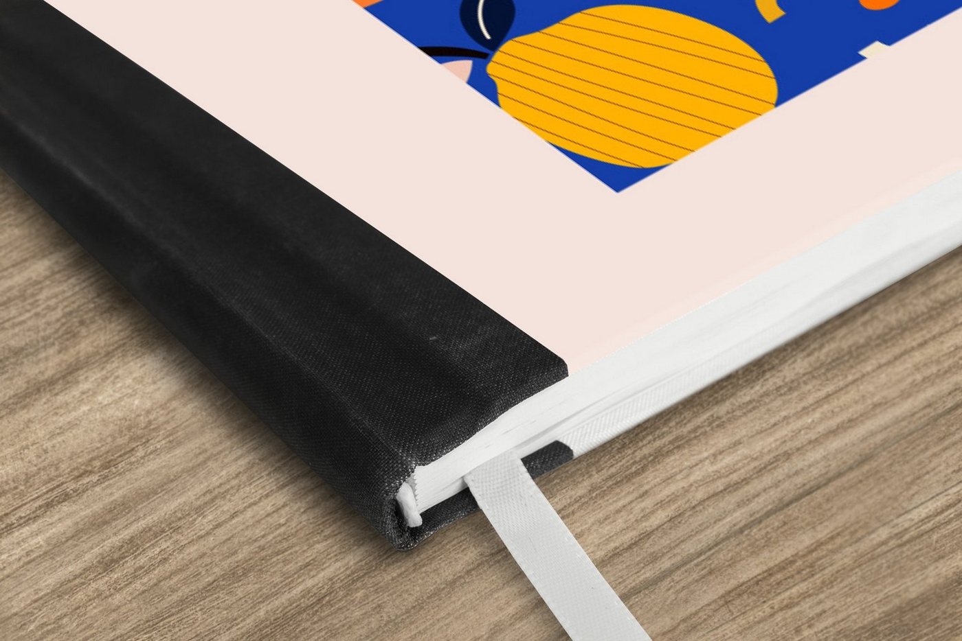 Thumbnail - MuchoWow Notizbuch Zitrone - Birnen - Blume - Frucht - Abstrakt, Notebook, Notizblock a5, Tagebuch, Journal Liniert