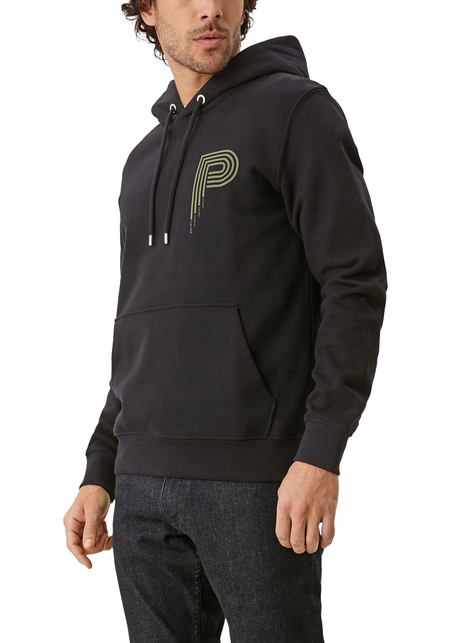 Sweatshirt s.Oliver BLACK