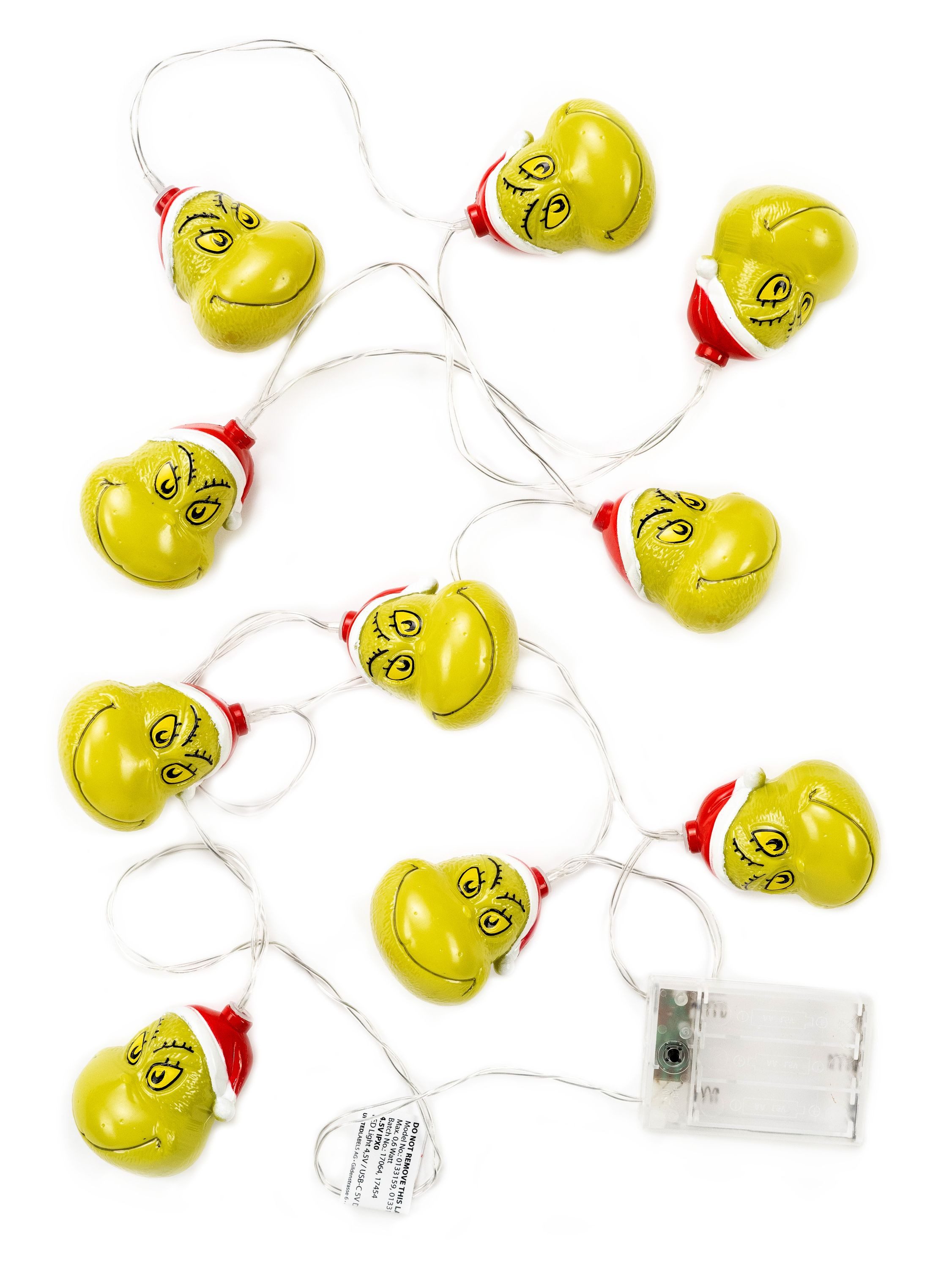 United Labels® LED-Lichterkette The Grinch LED Lichterkette 2m mit 10 LEDs günstig online kaufen