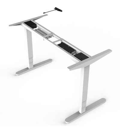 Better Home Tischgestell elektrisch höhenverstellbares Schreibtischgestell FlexiDesk Dual Motor (1 Stück), 3 Stufen programmierbar