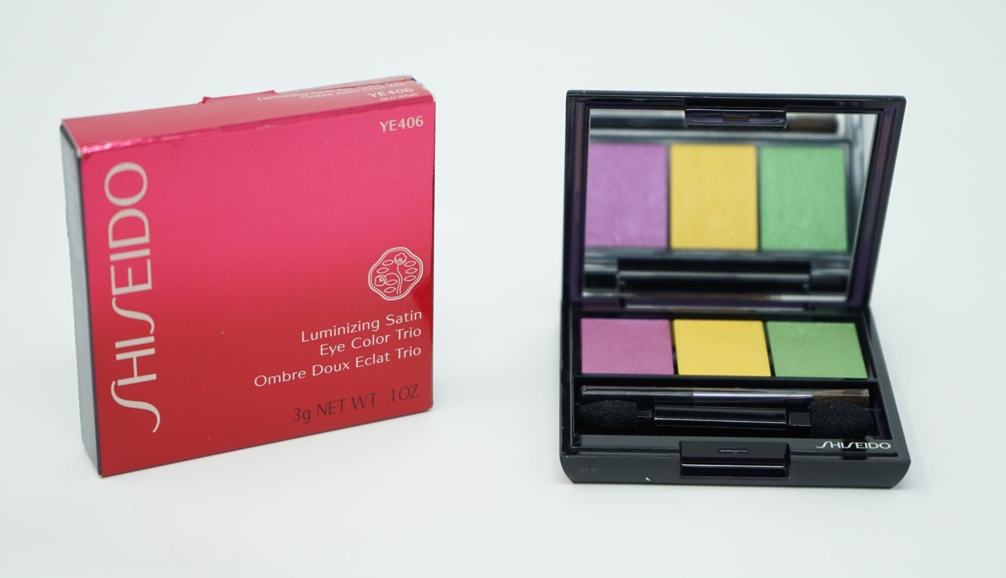 SHISEIDO Eau de Toilette Shiseido Luminizing Satin Eye Color Trio Lidschatten YE406, 3 g