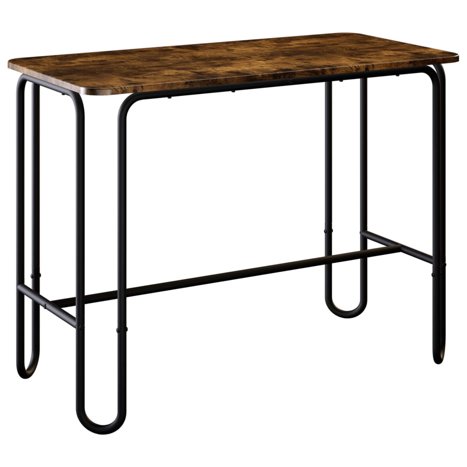 vidaXL Esstisch Esstisch 100 x 50 x 75 cm Holzwerkstoff Geräucherte Eiche (1-St)