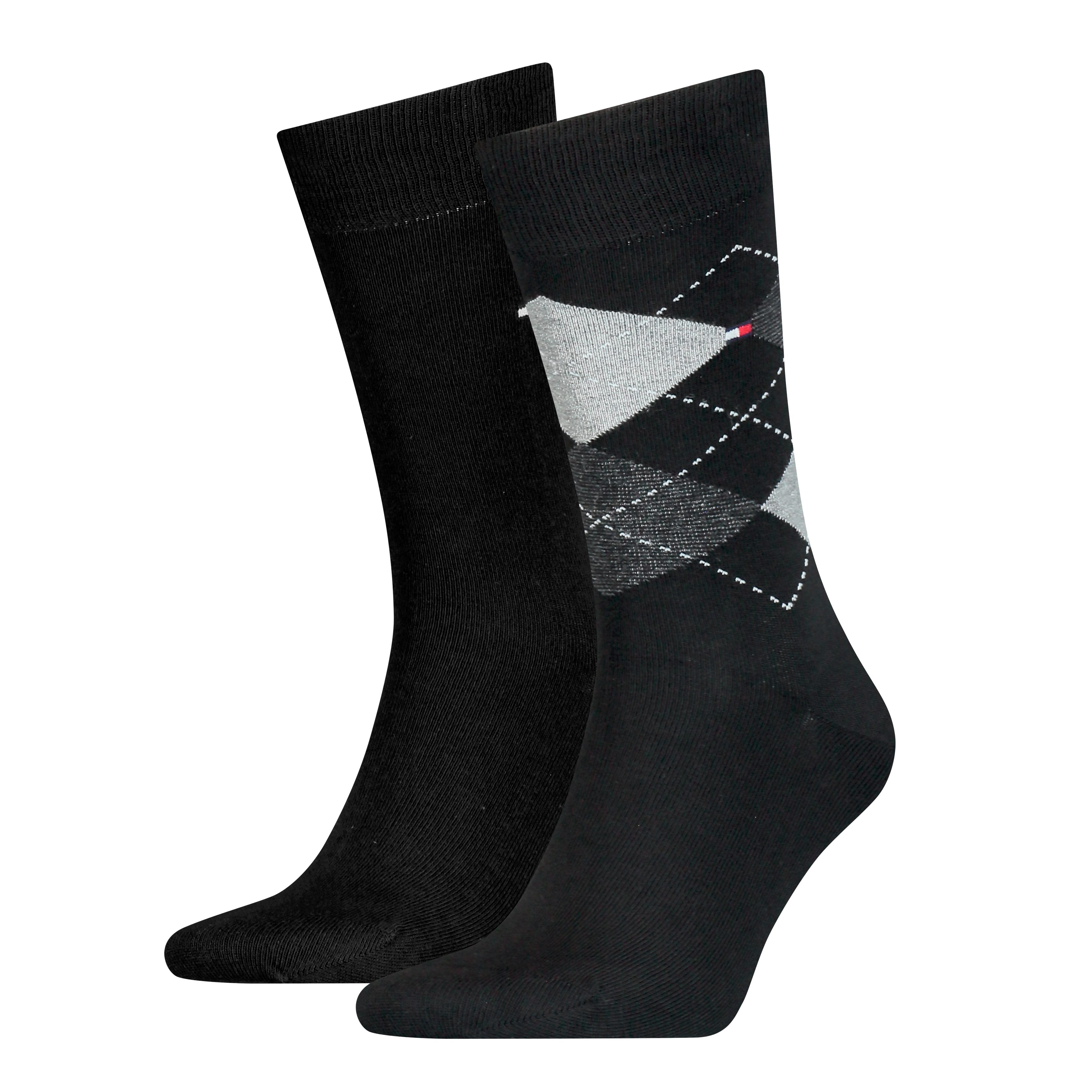 Tommy Hilfiger Socken TH MEN SOCK CHECK 2P (2-Paar) mit klassischem Argyle- günstig online kaufen
