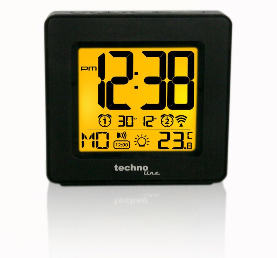 von technoline 330 und Funkwecker Uhrzeit Temperatur mit WT Ansage