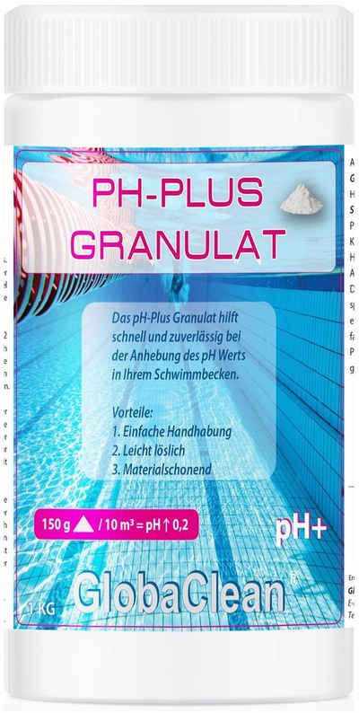 GlobaClean Poolpflege 1 kg pH-Plus Granulat