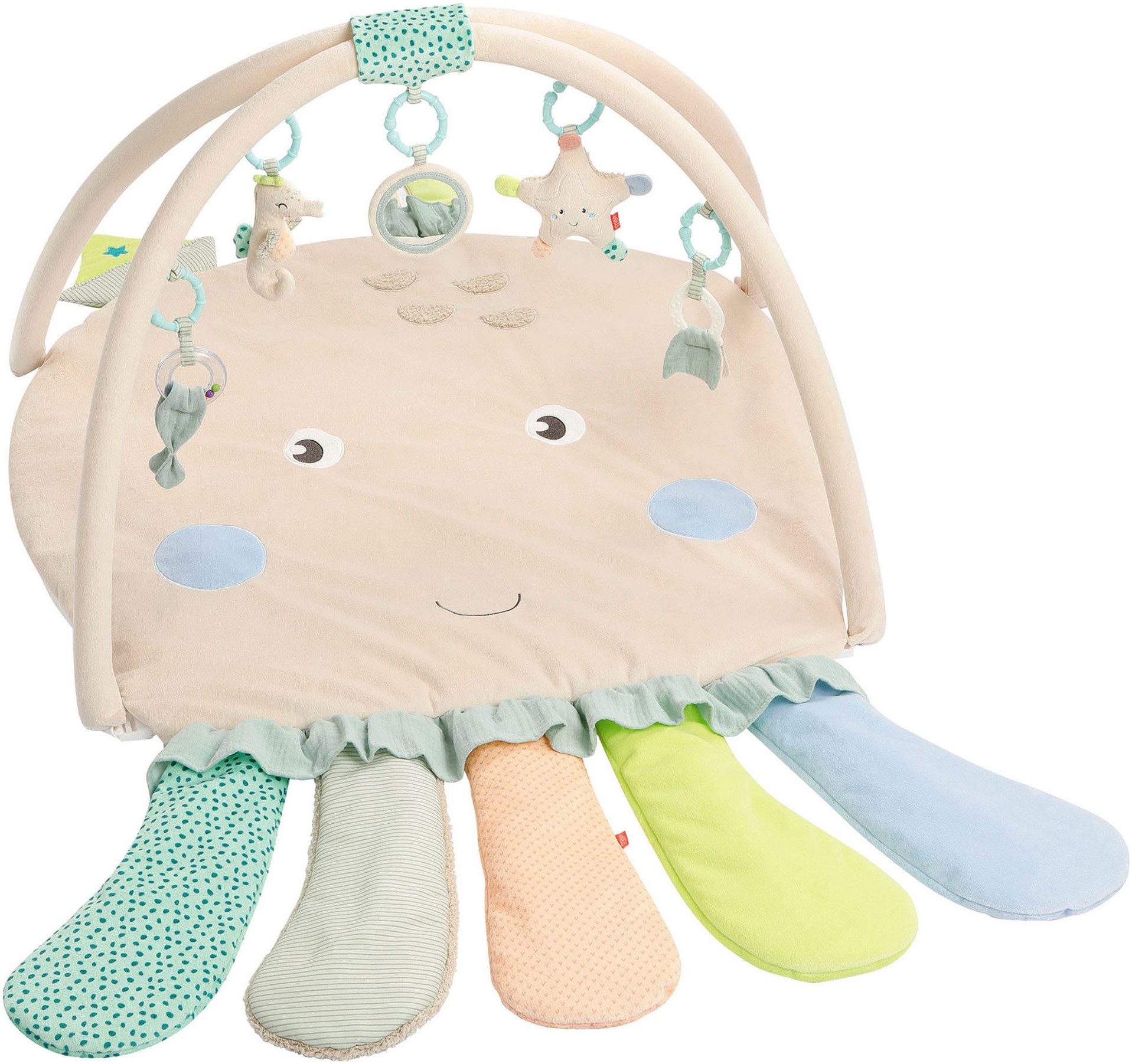 Fehn Spielbogen Meereskinder, Activity Decke Oktopus, mit abnehmbaren Spiel günstig online kaufen