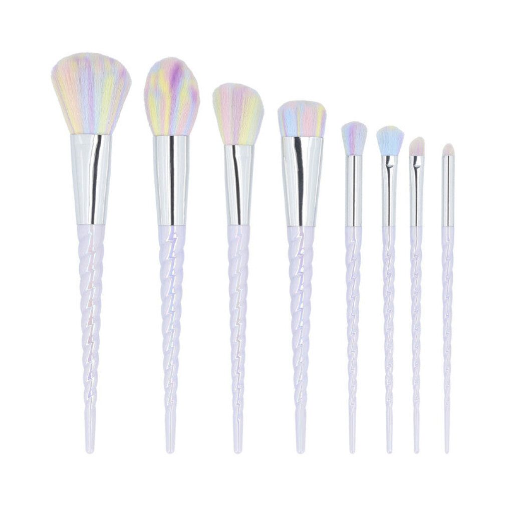 MIMO Augenbrauenpinsel MIMO 8-teiliges Einhorn Make-up Pinsel Set, Pastelltefarbe