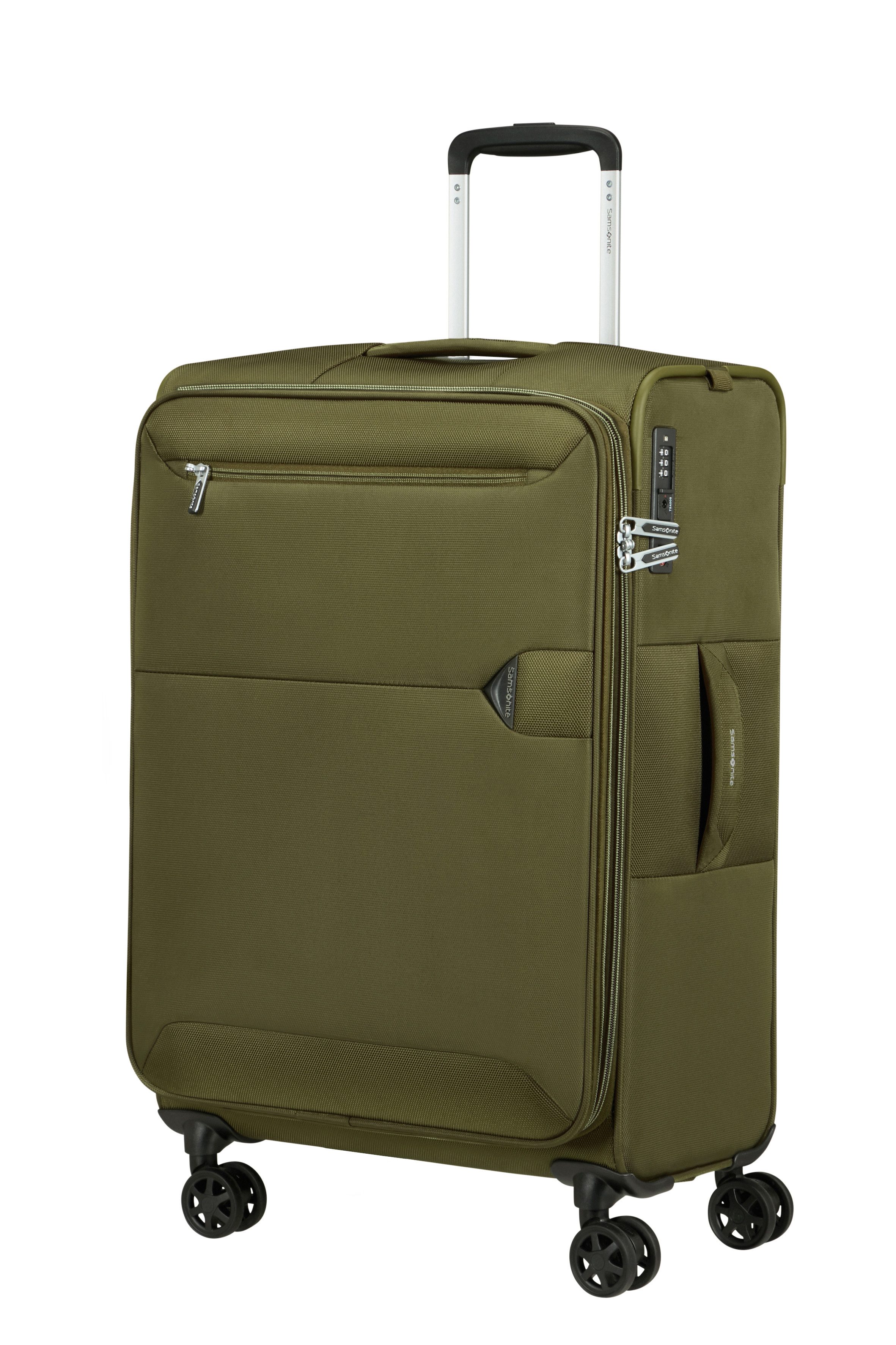 Samsonite Weichgepäck-Trolley URBIFY, verschiedene Größen, 4 Rollen, aus Recycle-Polyester, mit Kreuzspanngurt, mit Fronttasche