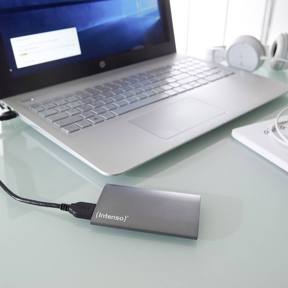 Intenso Portable SSD 512GB USB 3 3823450 externe SSD (500 GB), Aluminium Gehäuse – Bild 3 von 3