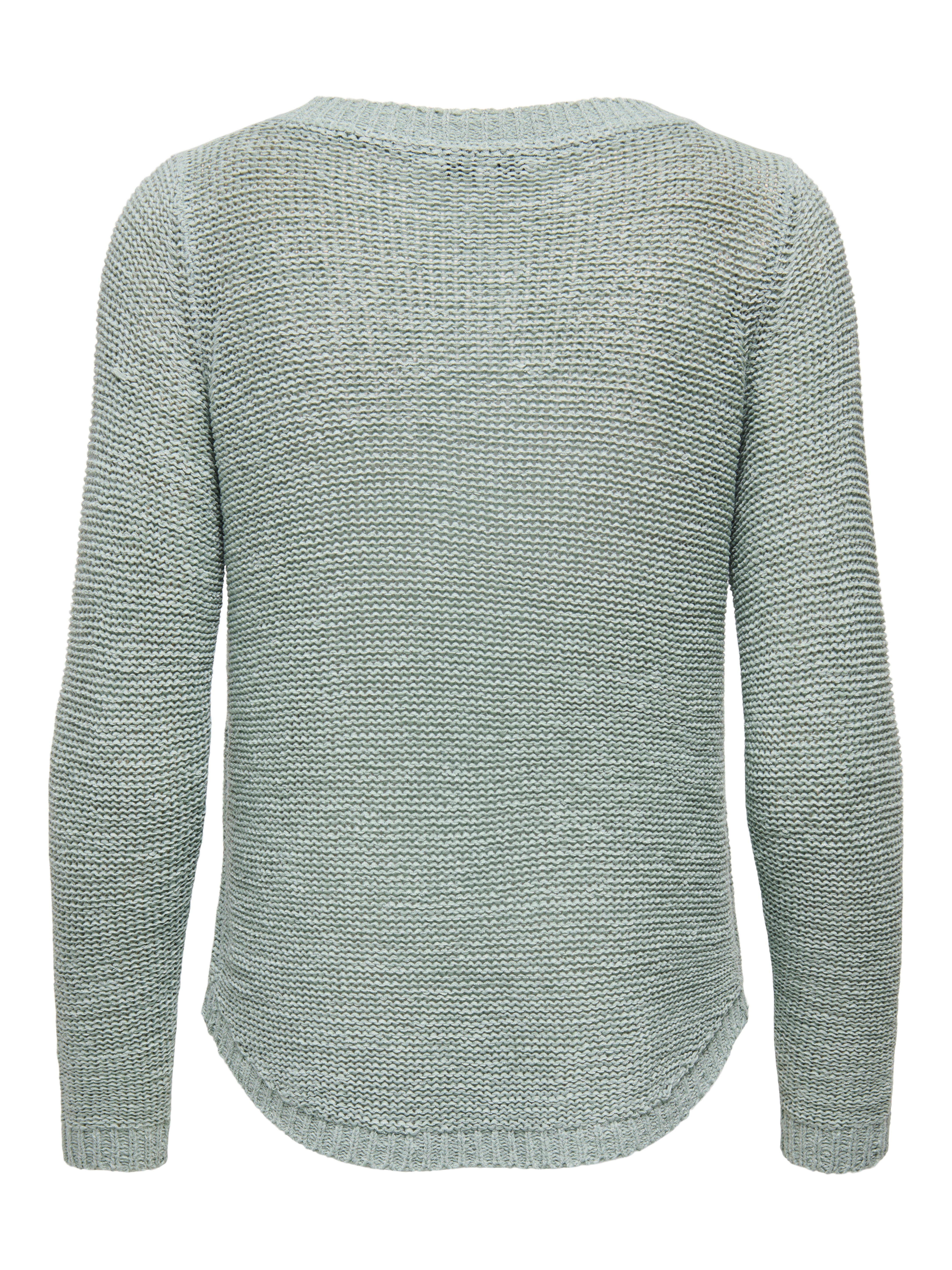 ONLY Strickpullover ONLGEENA XO L/S PULLOVER KNT NOOS Materialmix, regular fit