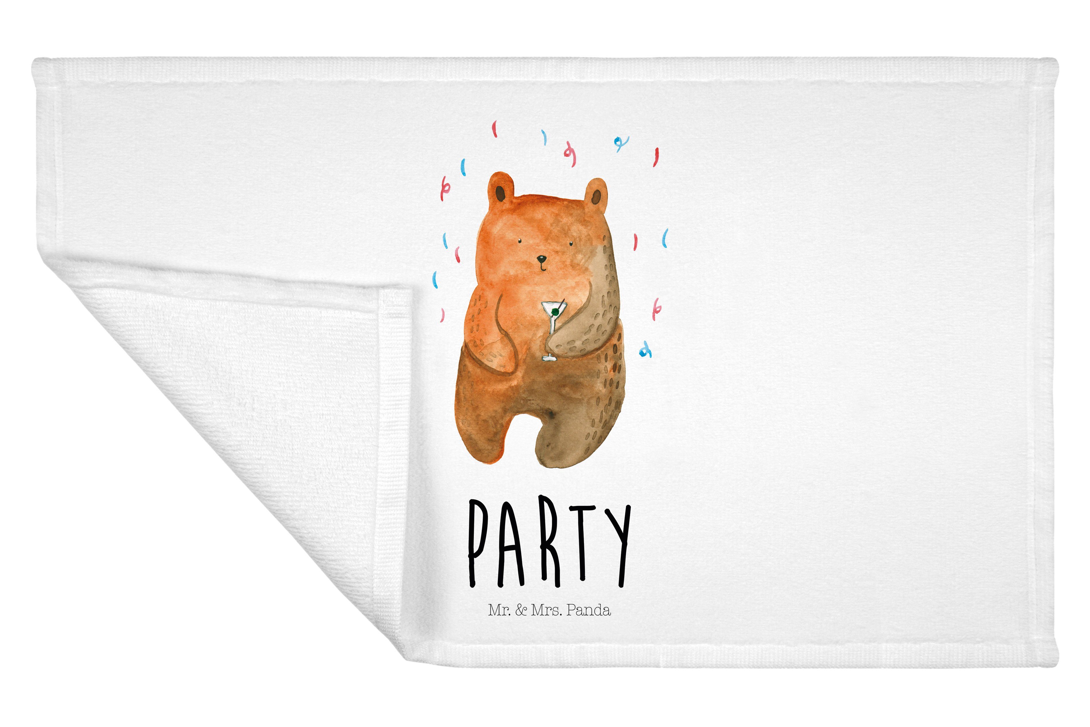 - Mr. Party Feiern, (1-St) - Abfeiern, Panda Bär Mrs. Weiß & Teddy, Handtuch Gute, Gästetuch, Geschenk,