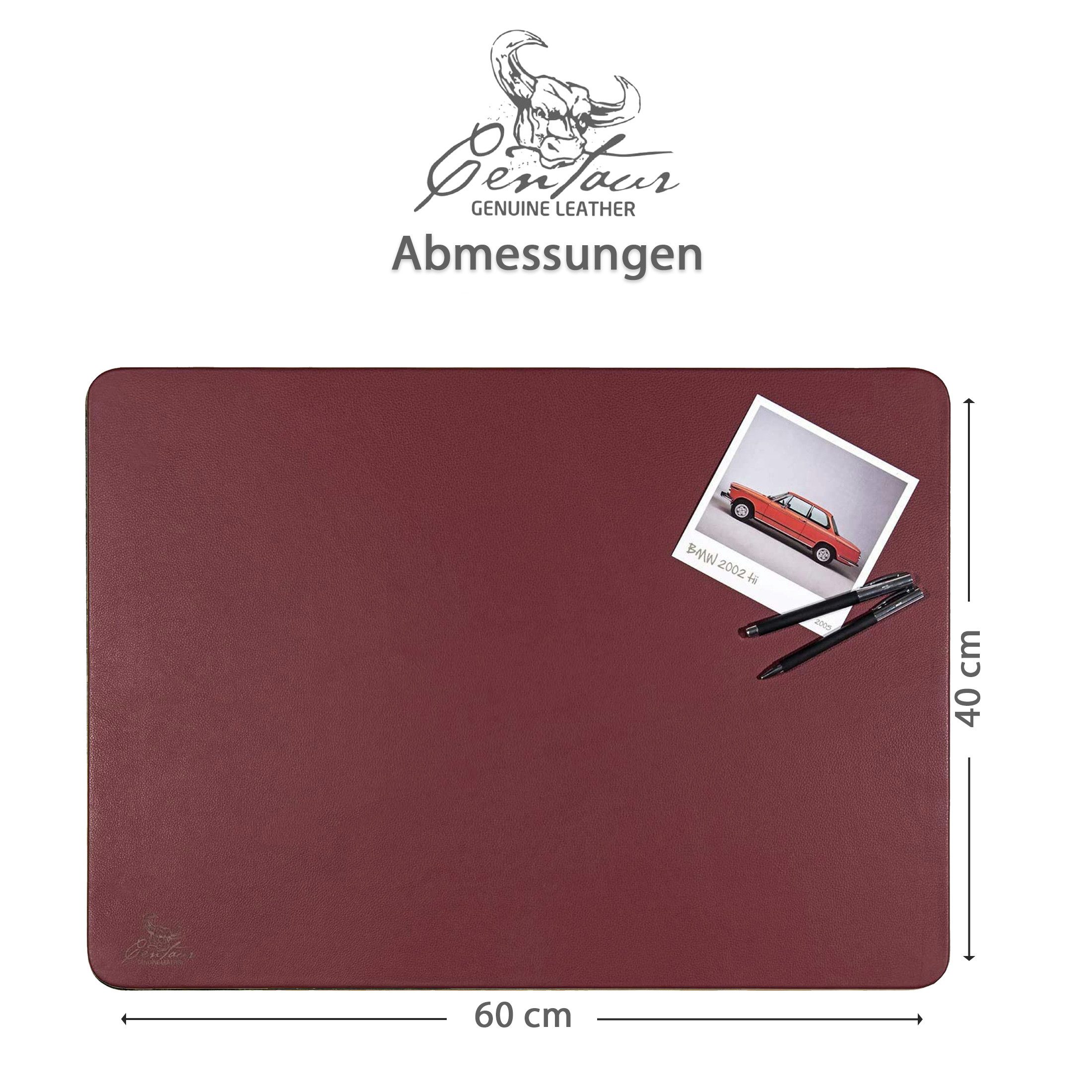 Centaur Schreibtischunterlage aus echtem Leder Schreibunterlage, (1 tlg)