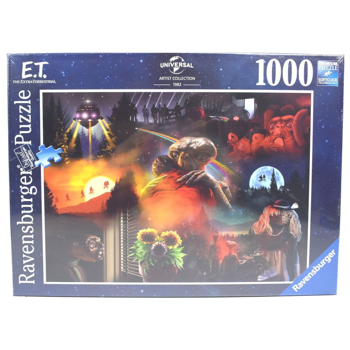 Ravensberger Chemie Puzzle 1000 Teile Puzzle ca. 70 x 50 cm mit E.T. Motiv, 1000 Puzzleteile, farben- & kontrastreich