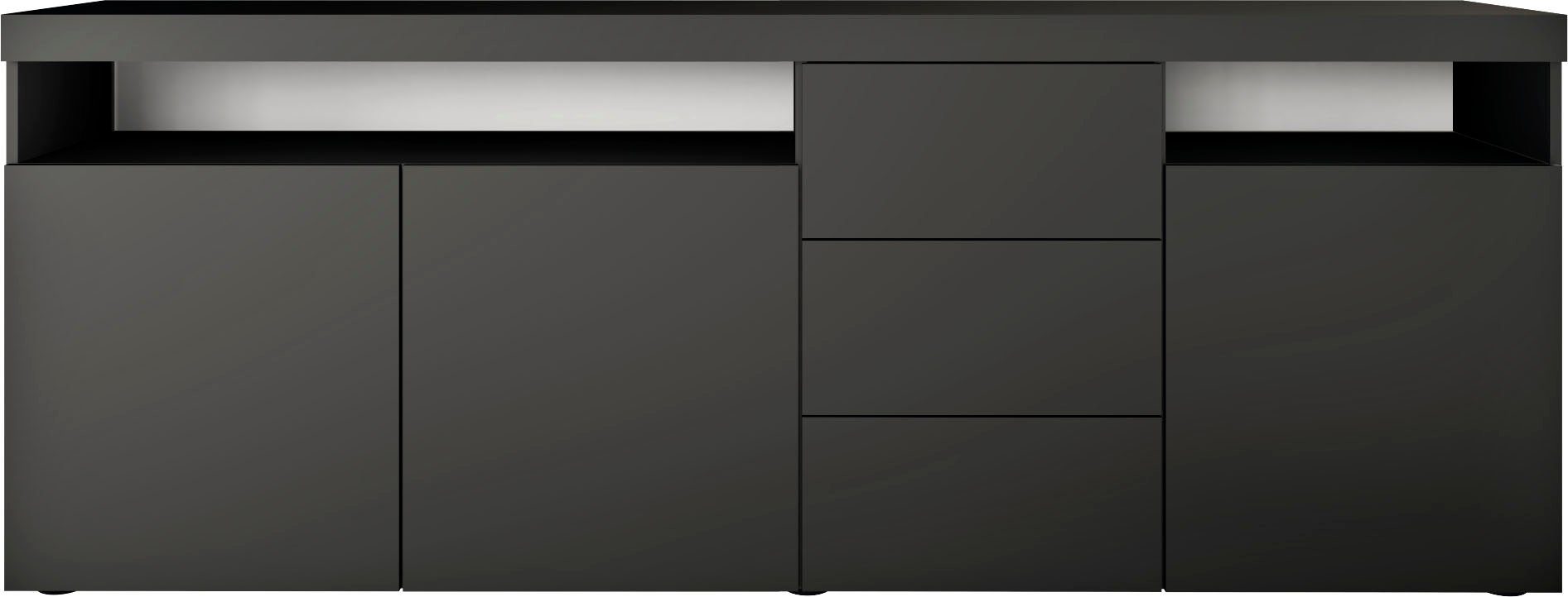 borchardt Möbel Sideboard Kapstadt, Kommode mit Push-to-open-Funktion, Hoch günstig online kaufen