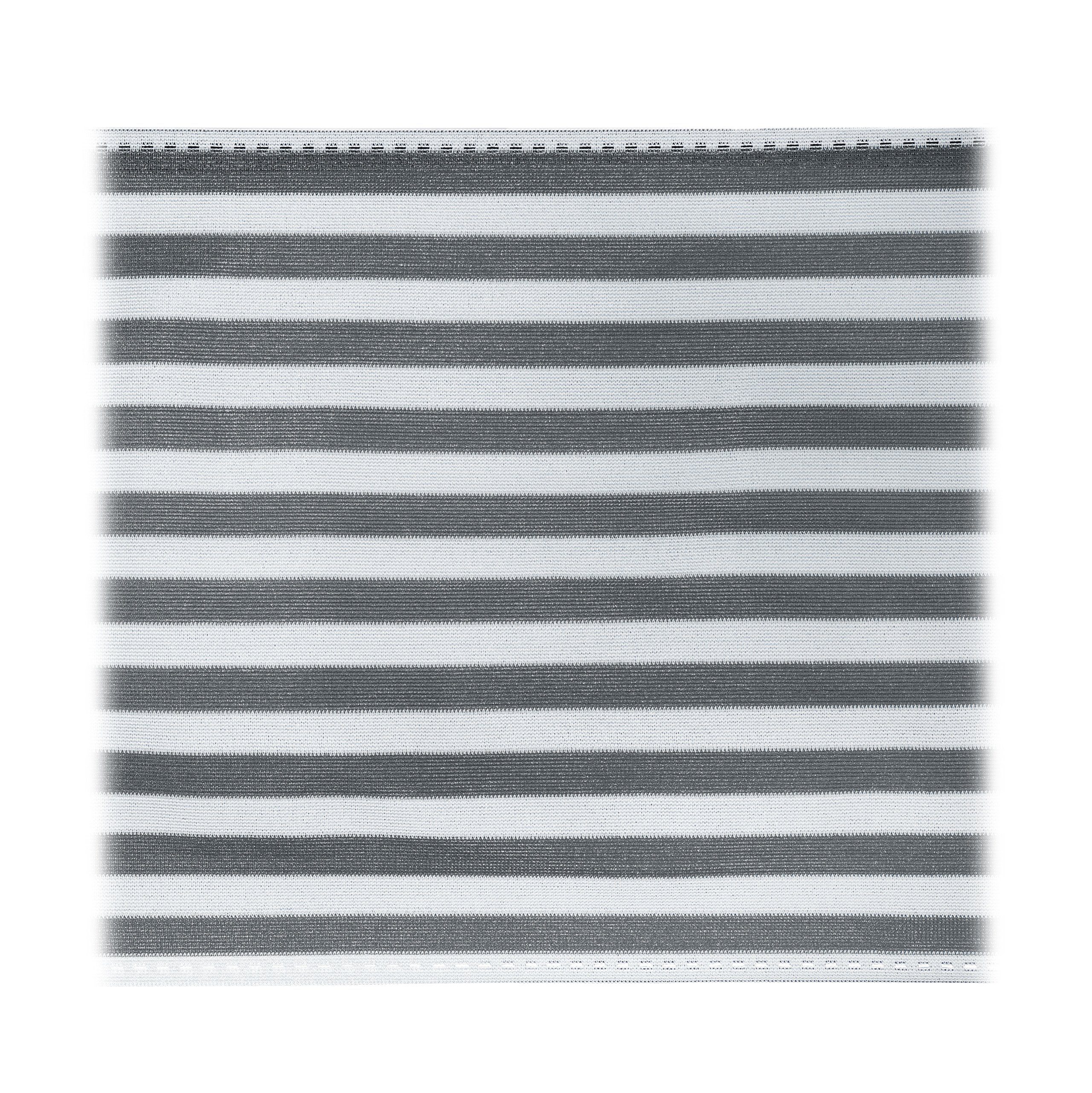 grau-weiß m gestreift, Zaunblende Meter x 6 relaxdays 2,0 2 Blende