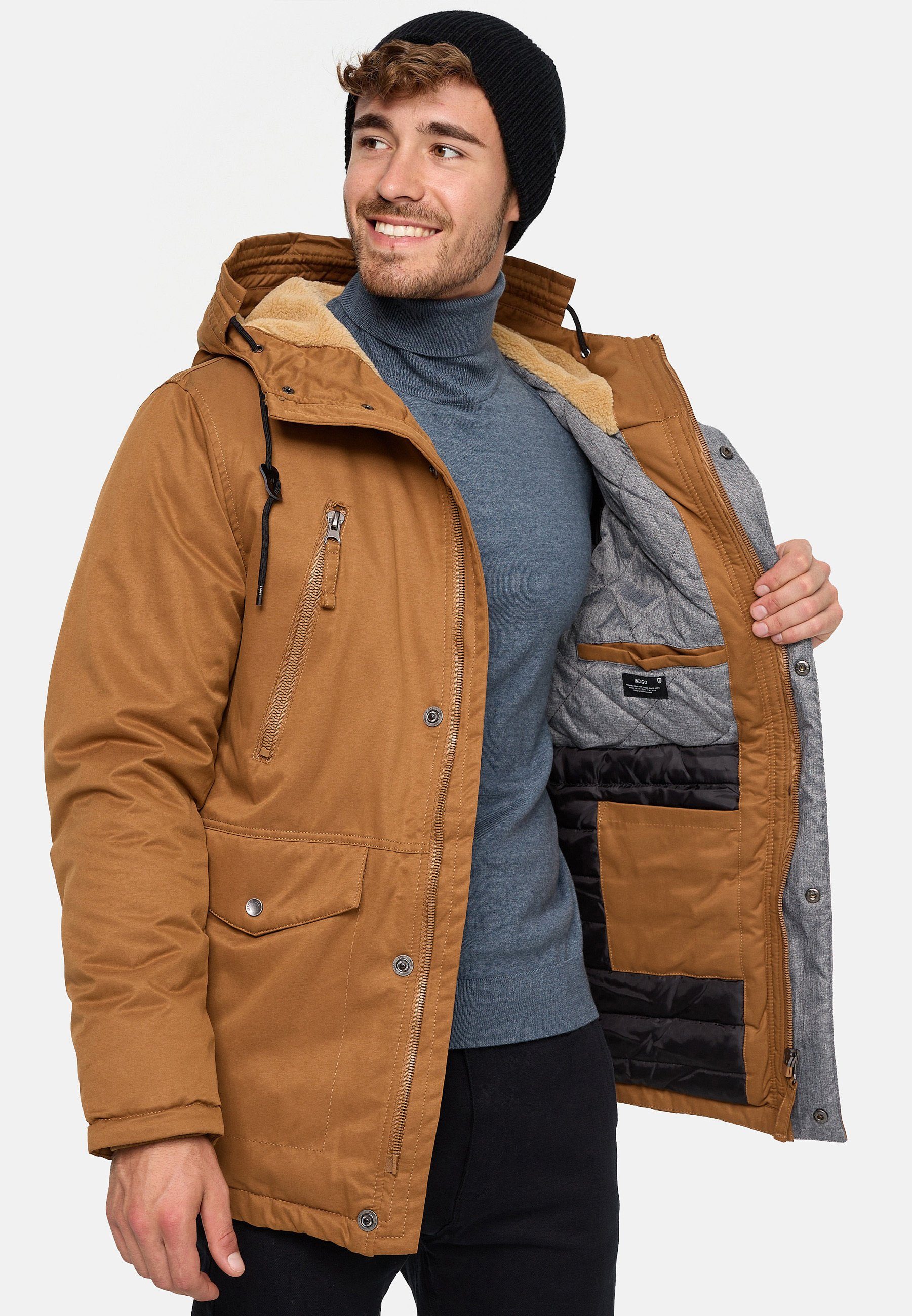 Loaf Rubber Parka Indicode