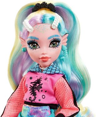 Mattel® Anziehpuppe Monster High, Lagoona Blue mit Piranha