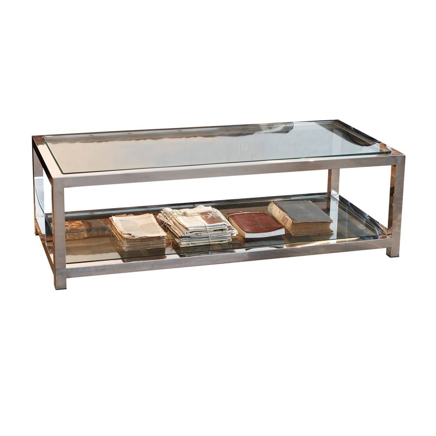 Mirabeau Couchtisch Couchtisch Clayton silber/klar günstig online kaufen