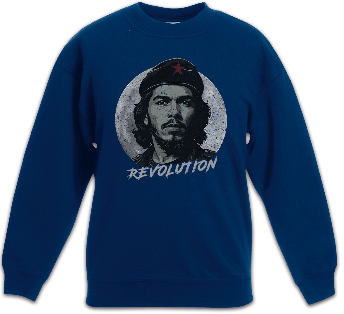Sweatshirt Che Moon Kinderpullover Guerilla Cuba Castro Portrait Guevara Ernesto