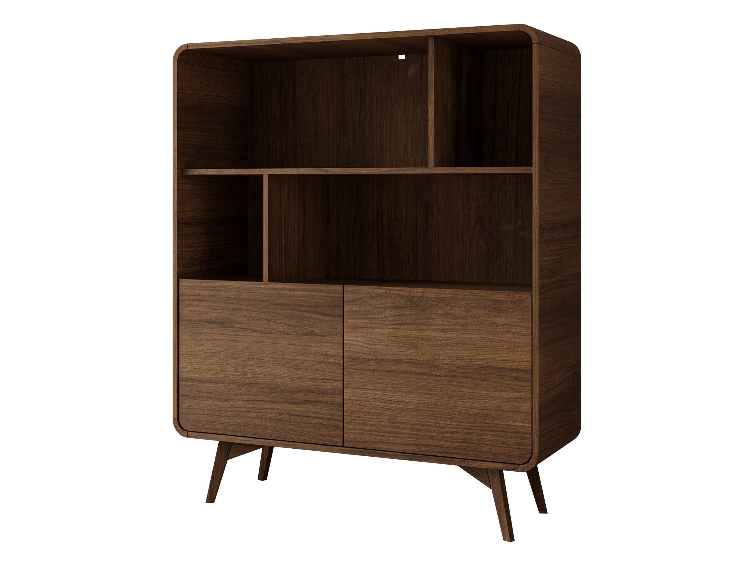 MIRJAN24 Regal Helion RG108, mit zwei Drehtüren, 108x39x130 cm