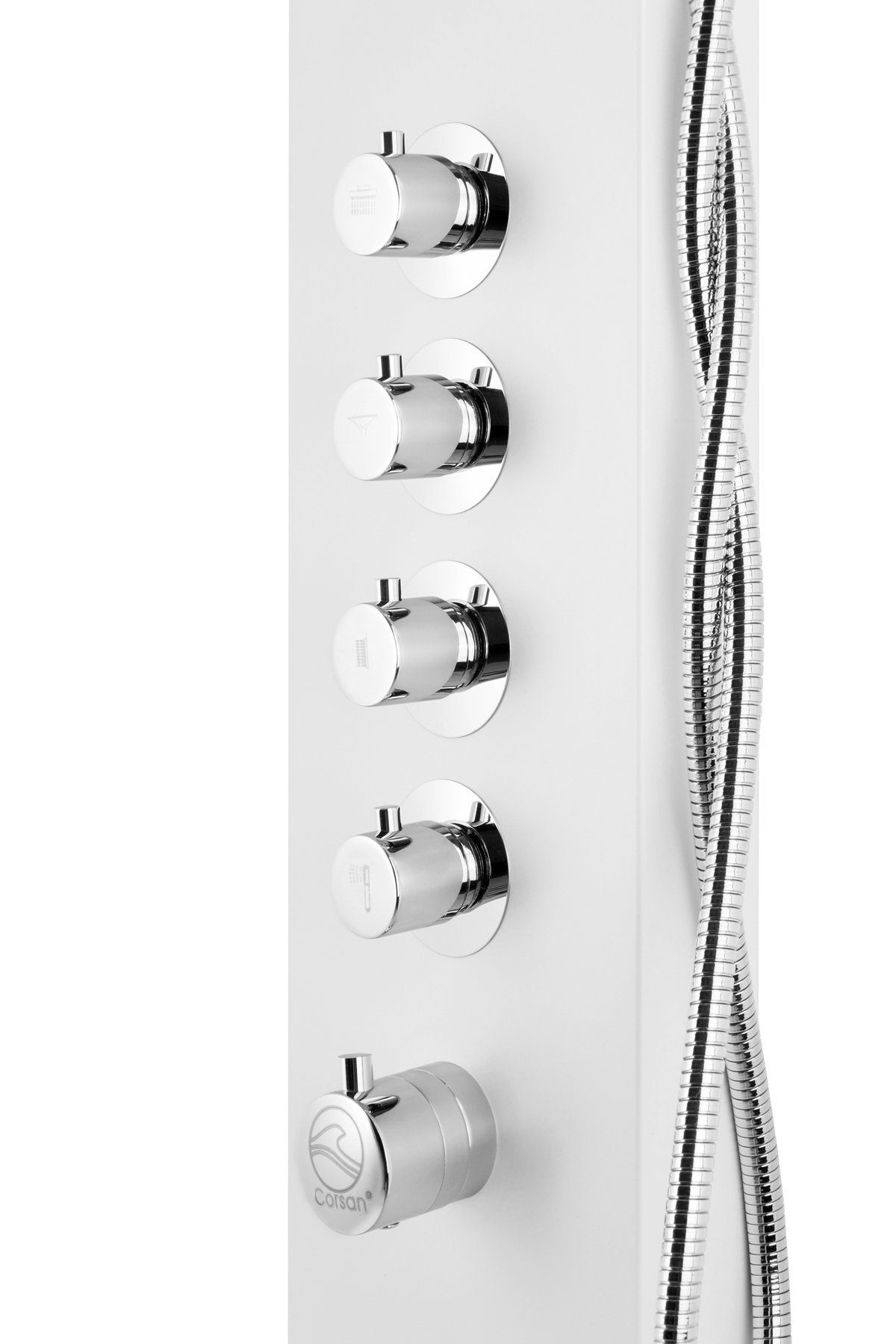 KOLMAN Duscharmatur KASKADA Duschpaneel Thermostatisch Edelstahl günstig online kaufen