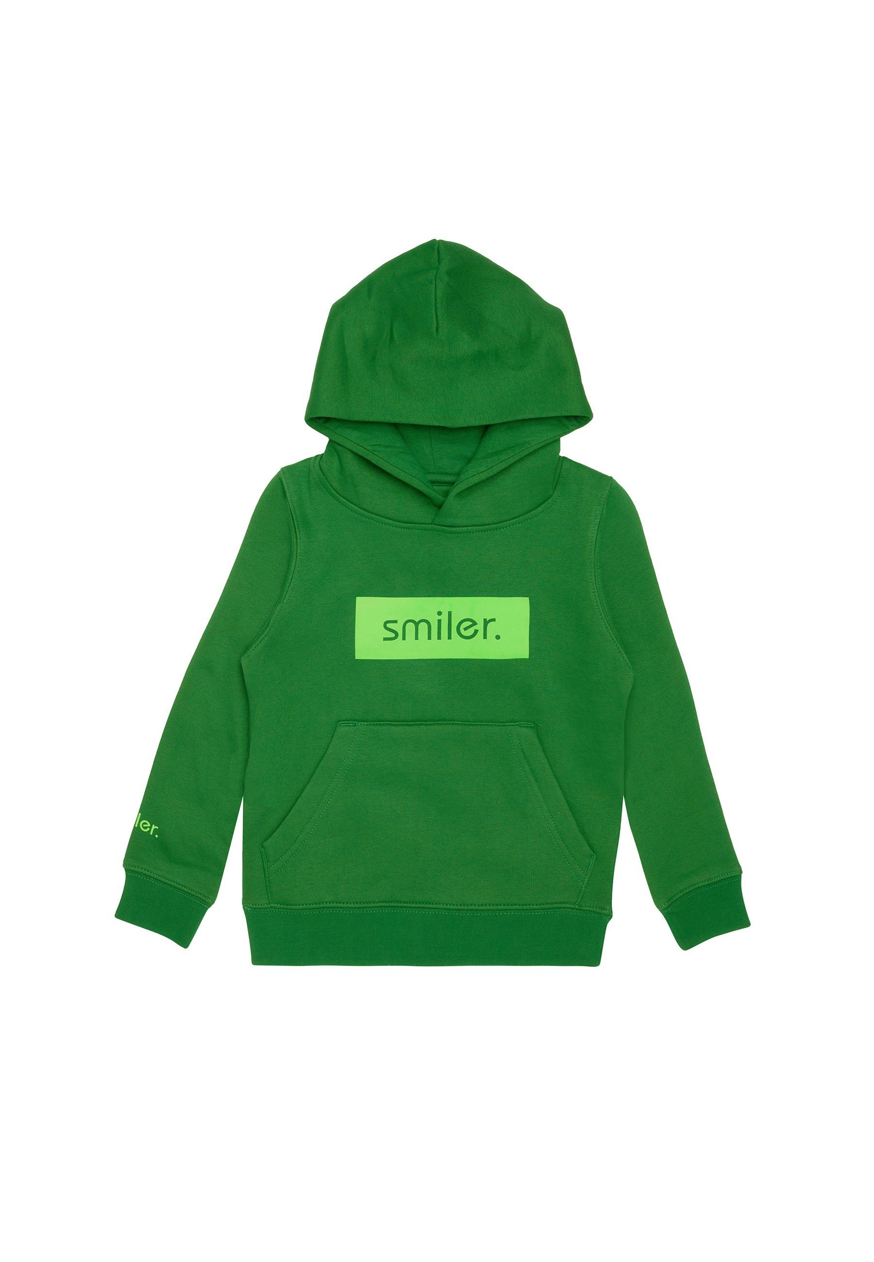 smiler. Kapuzensweatshirt mini-buddy. mit Label-Applikationen