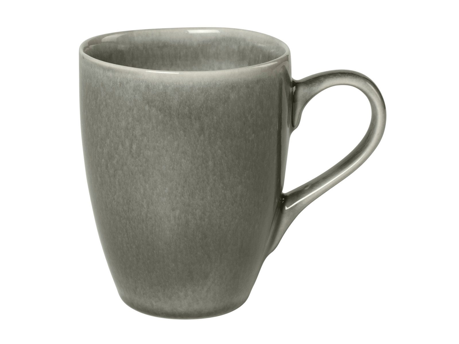 Broste Copenhagen Tasse NORDIC RAIN Becher mit Henkel 0,25l, Steingut