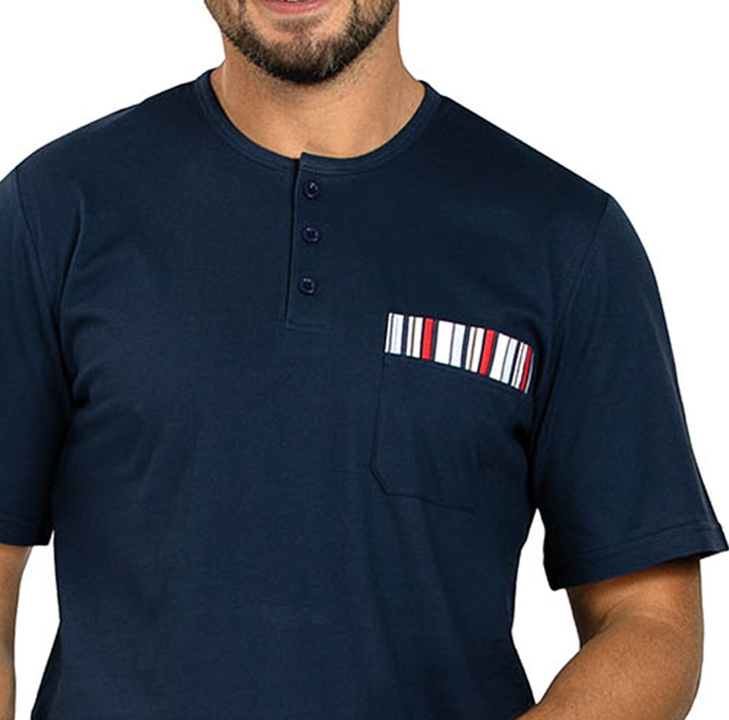 Comte Shorty Lunar Lounge (Set, 2 tlg., 2-teilig) Herren Pyjama kurz Shorty günstig online kaufen