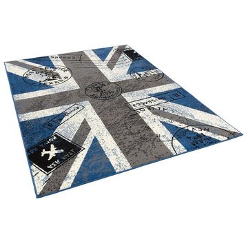 Designteppich Teppich Trendline Union Jack, Pergamon, Rechteckig, Höhe: 8 mm