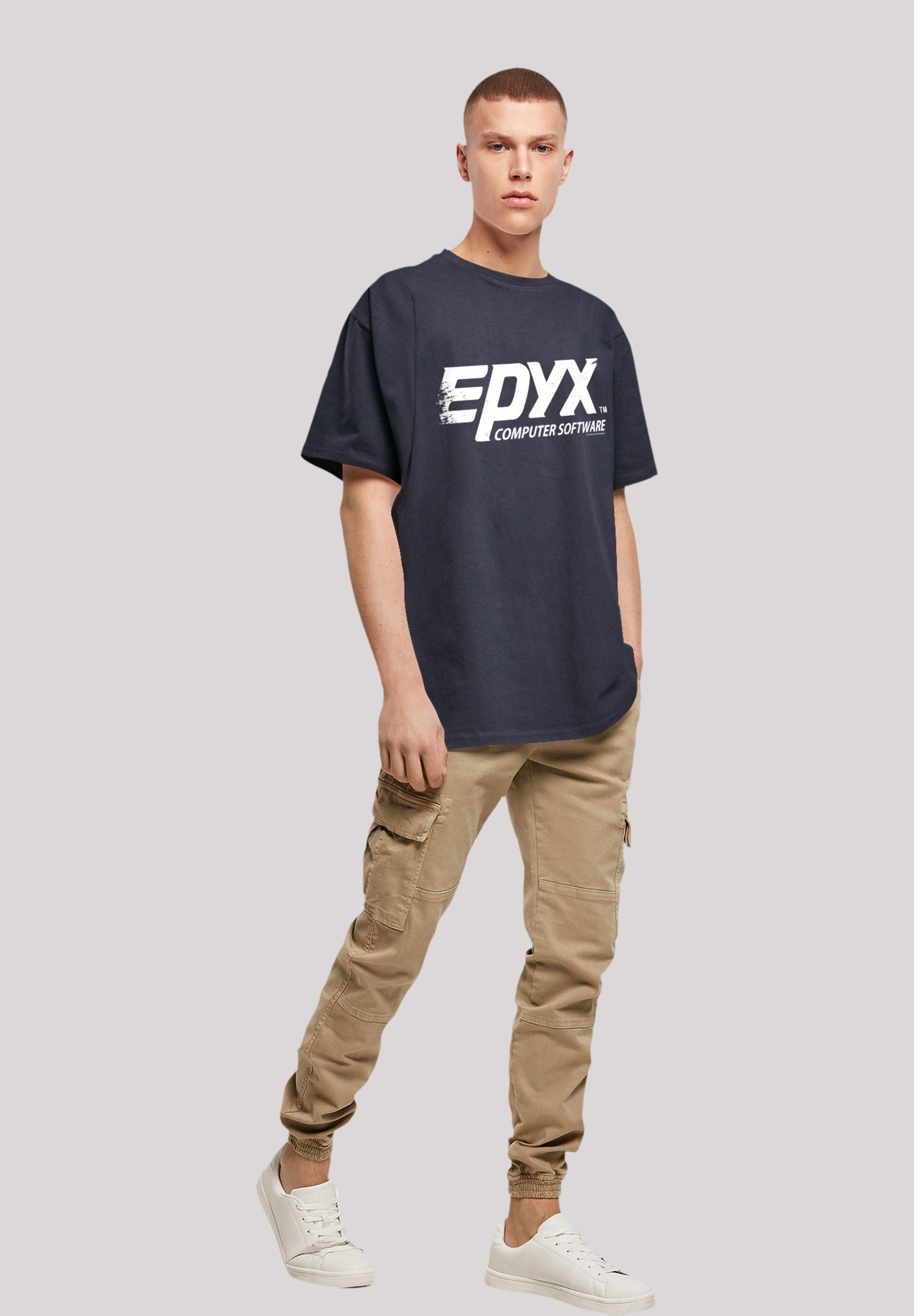 T-Shirt Print navy F4NT4STIC WHT EPYX Logo