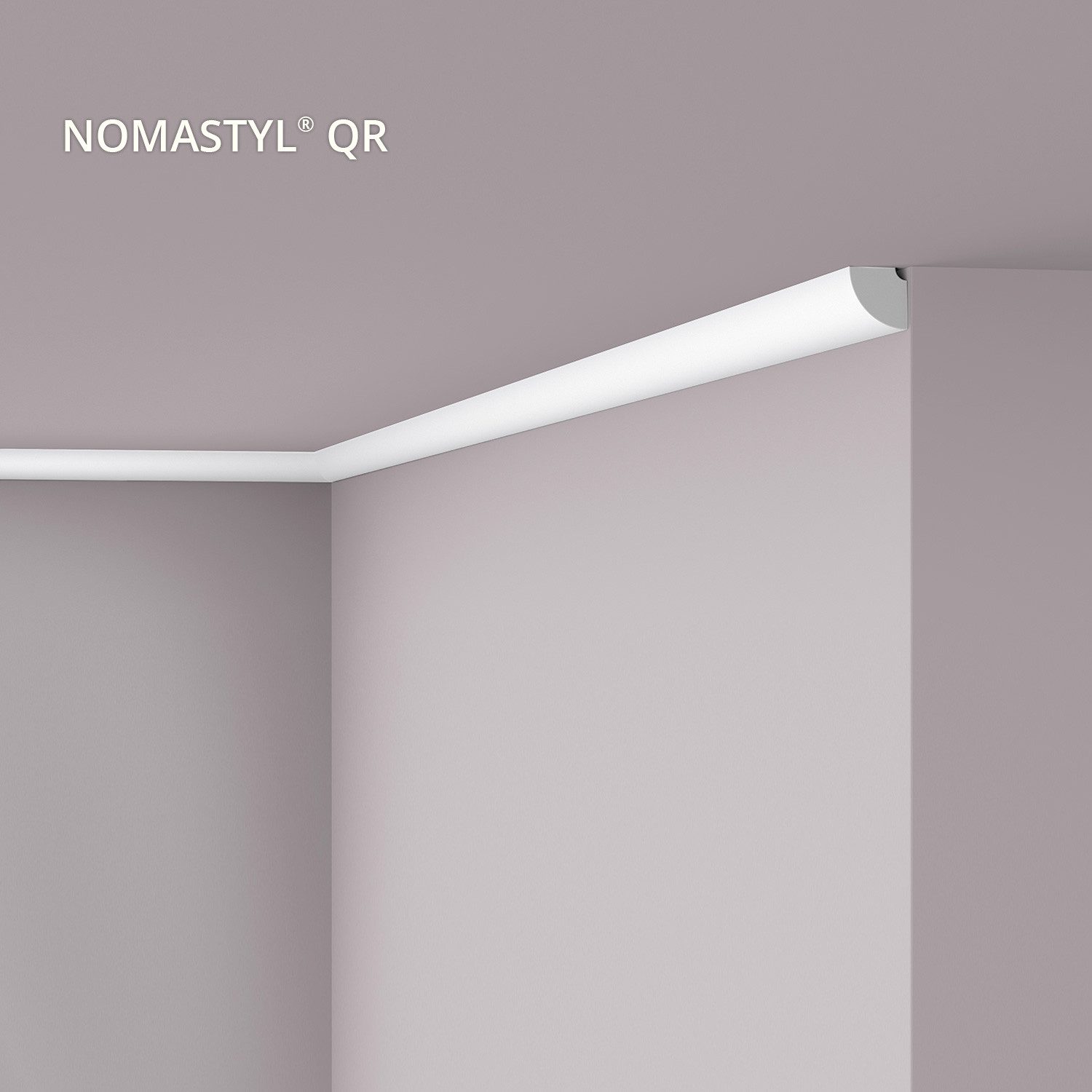 NOËL & MARQUET by nmc Deckenleiste NMC QR-box NOMASTYL Eckleisten 1 Karton SET 120 Stuckleisten 240 m, kleben, Extrudiertes Polystyrol (LDPS), 1 Karton SET, 120-St., 1 x Karton SET, Eckleisten Stuckleisten Modern weiß, vorgrundiert