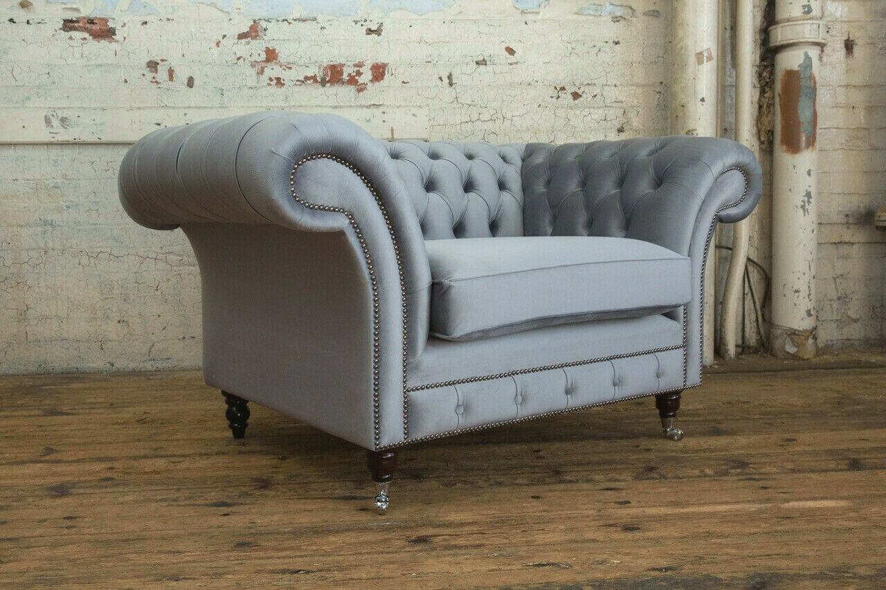 JVmoebel Chesterfield-Sessel, Chesterfield Sessel 1,5 Sitzer Design