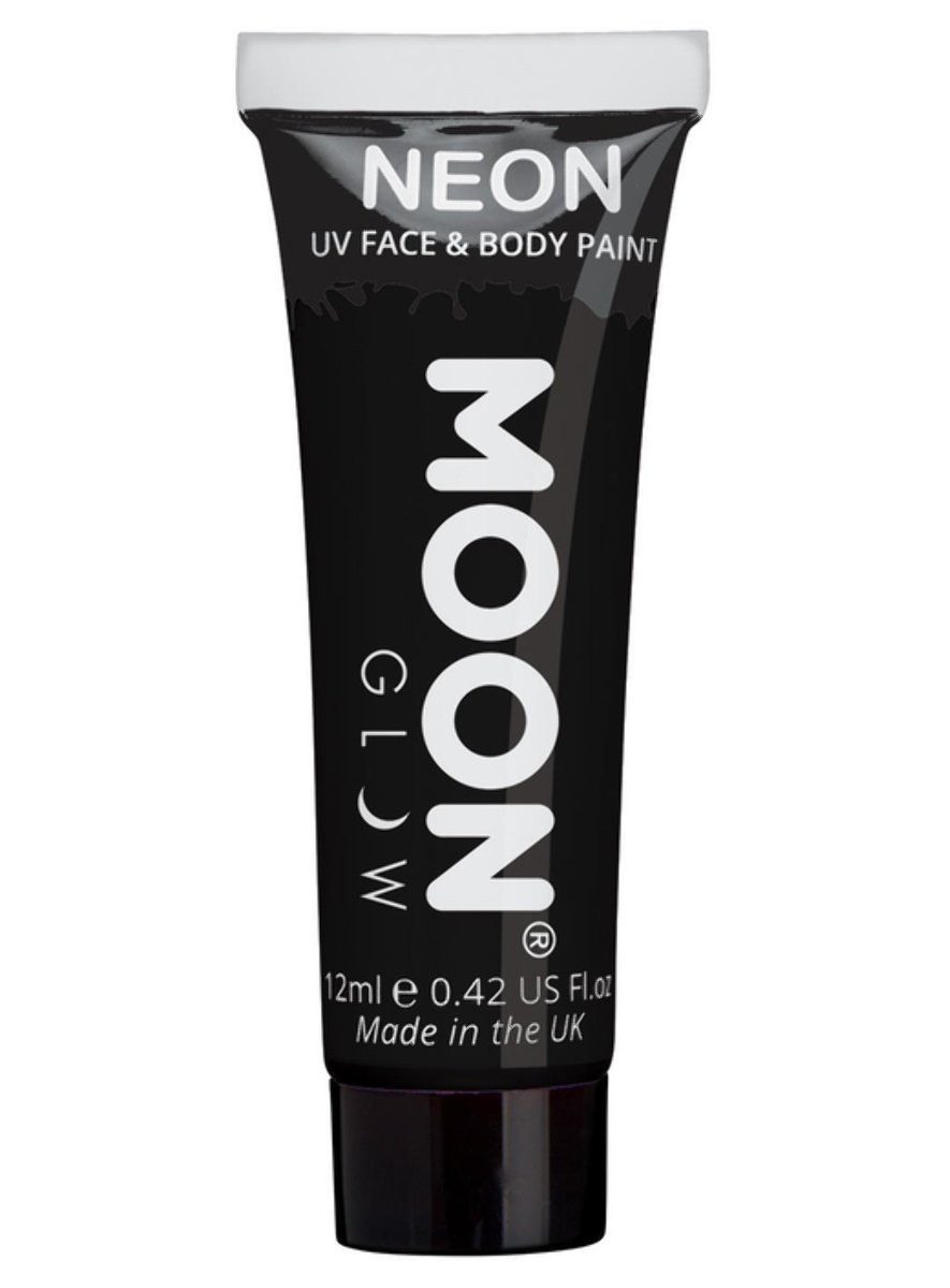 Theaterschminke Moon Glow – Intense Neon UV Schminktube schwarz